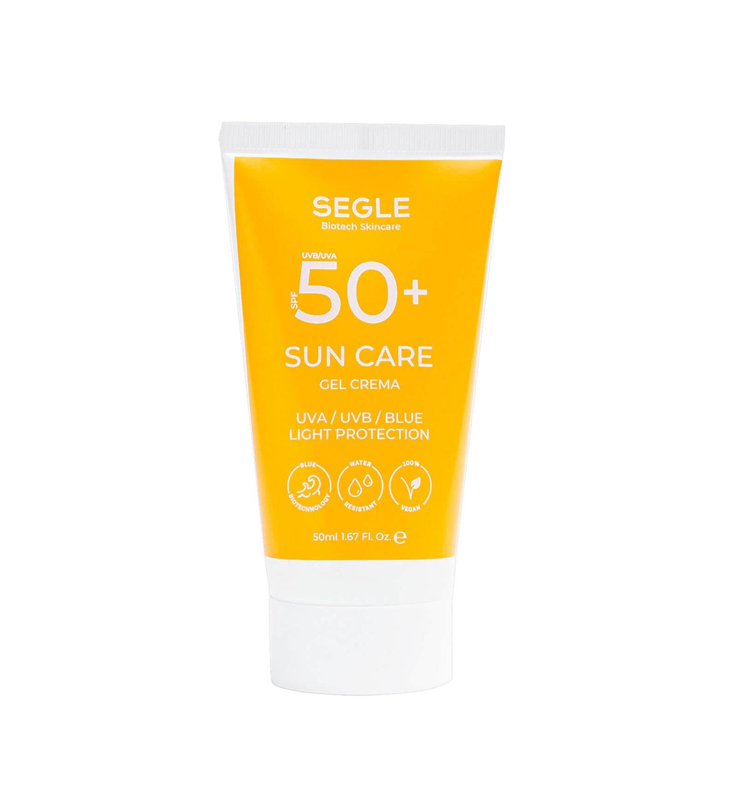 Segle Clinical | Sun face cream | face protection SPF50+ | very high UVB UVA IR and blue light | waterproof | 50 ml - Buy Online on GoSupps.com