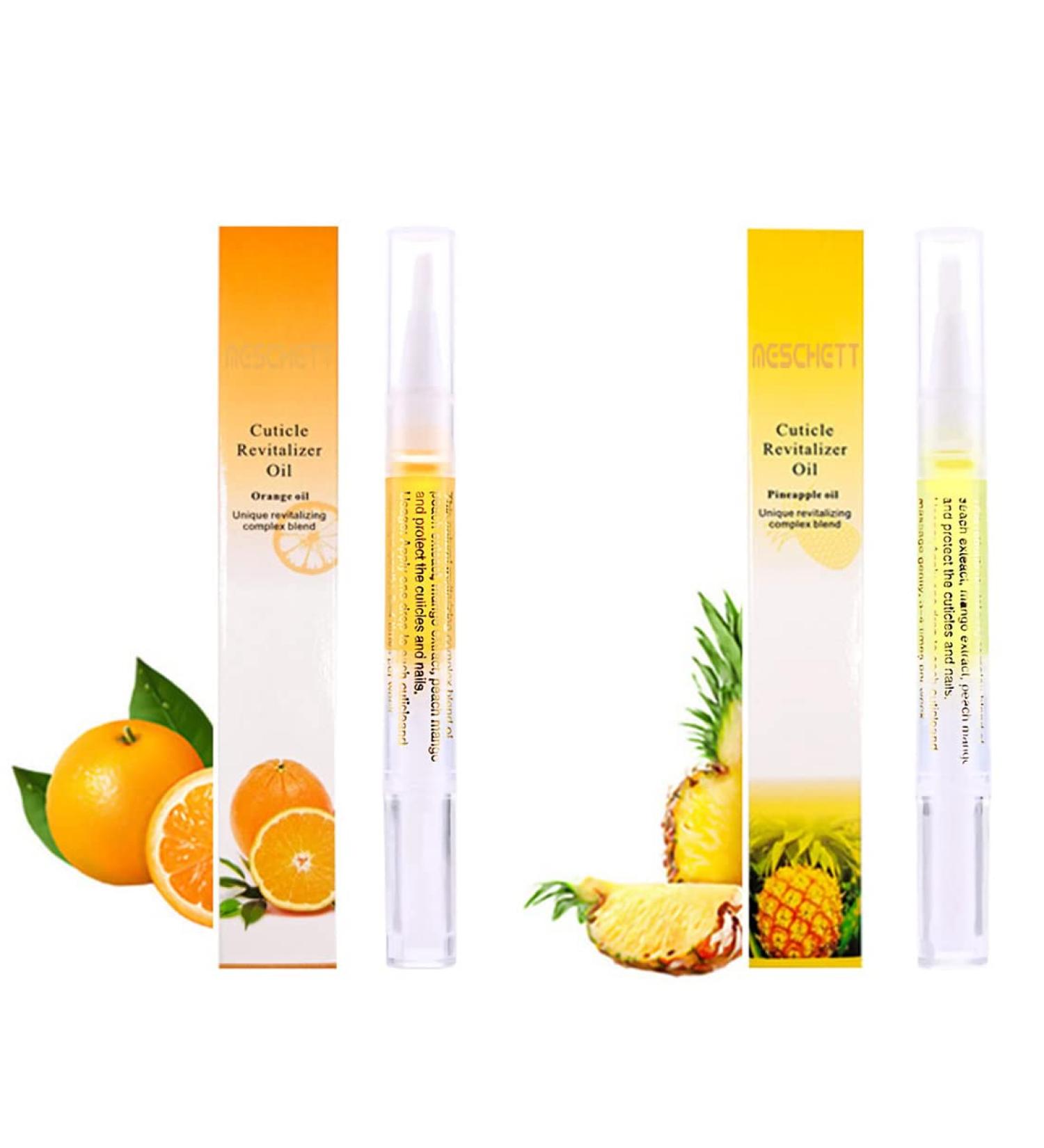 Pineapple & Orange Cuticle Oil Pens - Prevent Nail Cracking and Dryness - Buy Online on GoSupps.com