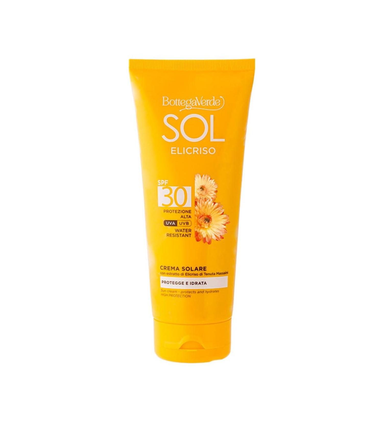 Bottega Verde Bottega Verde - SOL Helichrysum - Body cream - Moisturizes - High protection SPF30 (200 ml) - Water resistant