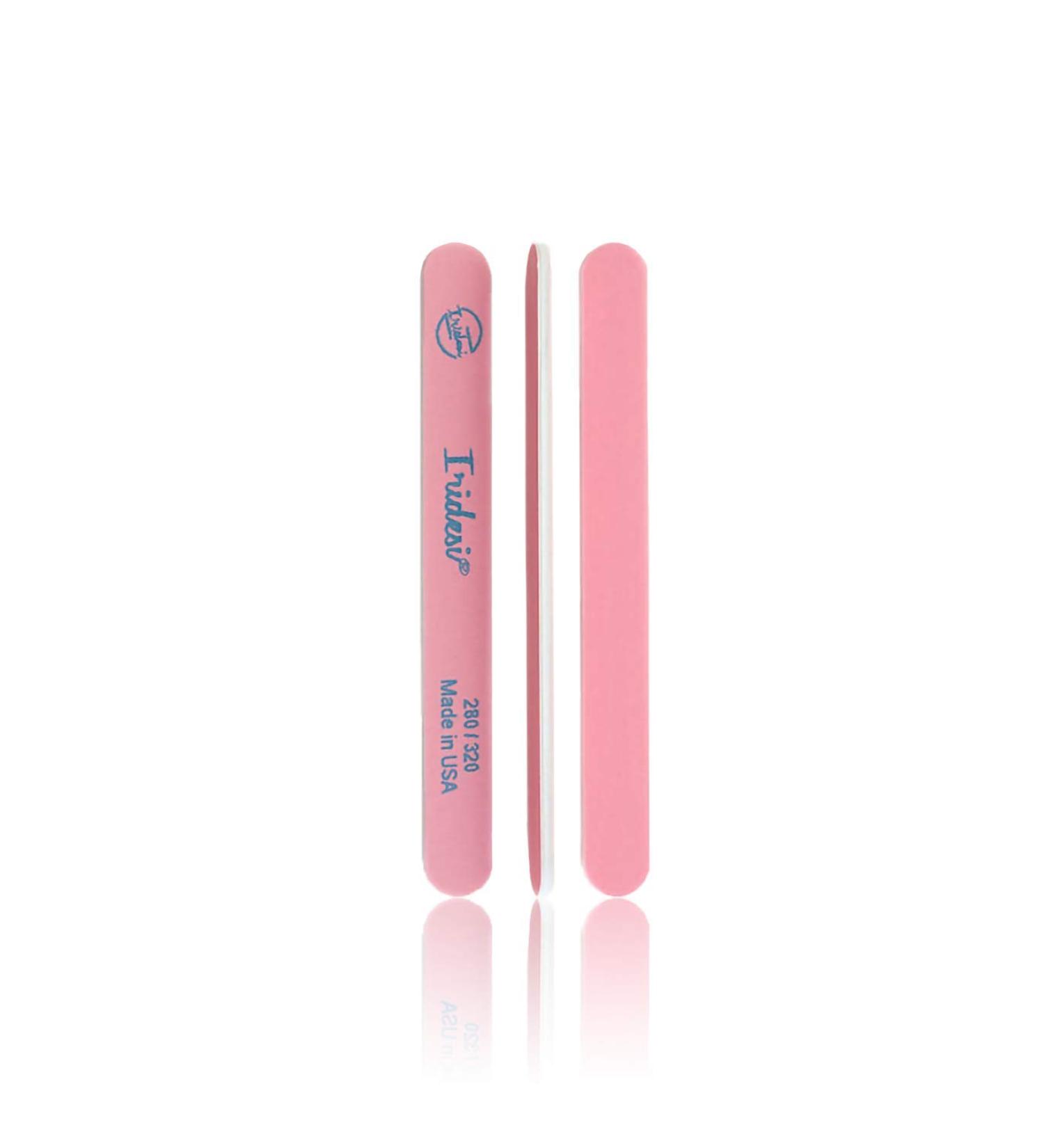 Premium Pink Nail Files and Buffers 7 Inches Long 12 Pack - Washable Emery Boards 280/320 Grit - Light Pink Design - Buy Online on GoSupps.com
