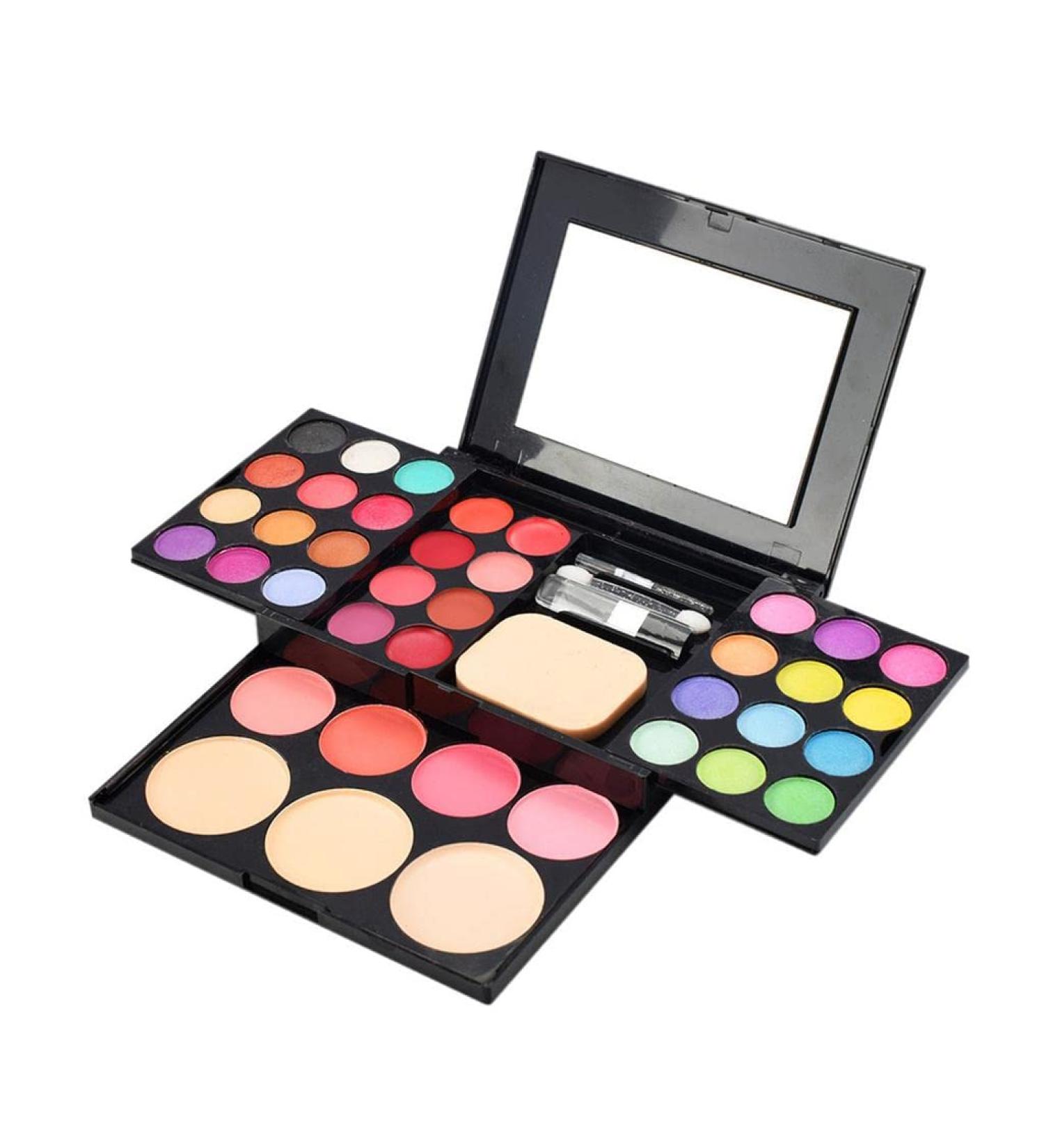 Jojomis 39Color Foldable Cosmetic Set Blusher Powder Eye Shadow Makeup Lipstick - Buy Online on GoSupps.com