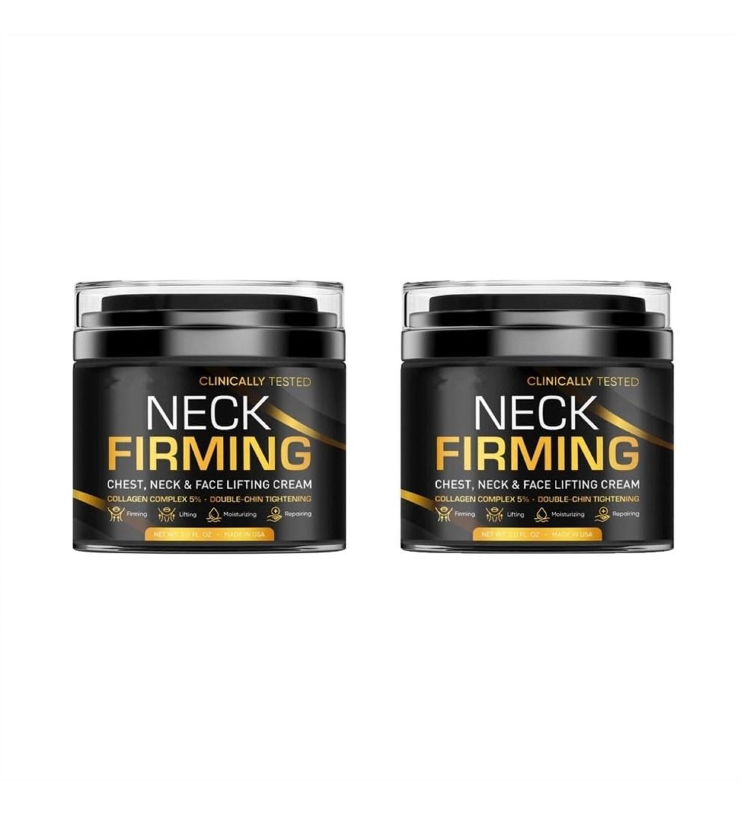 Gold Collagen Anti-Aging Cream Neck Firming Cream Neck Mask Firming Cream Desalination Neck Care Anti-Aging Cream For (Color : 2Count (Pack of 2)) - Buy Online on GoSupps.com