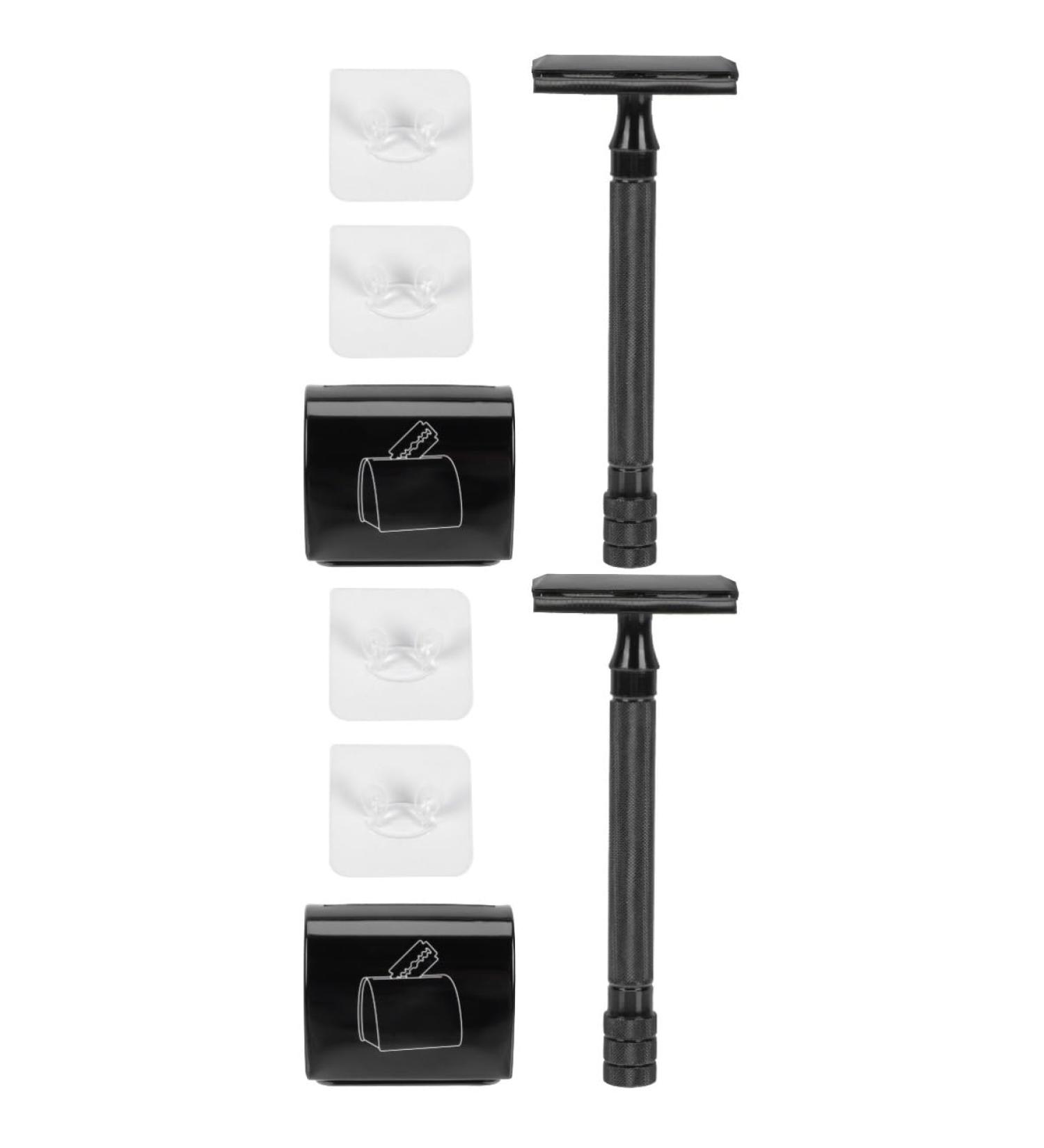 Buy Hemoton Double-sided Razor Set - Vintage Manual Shaver for Professional Beard Care | Safe & Portable Shaving Tool for Men - Buy Online on GoSupps.com