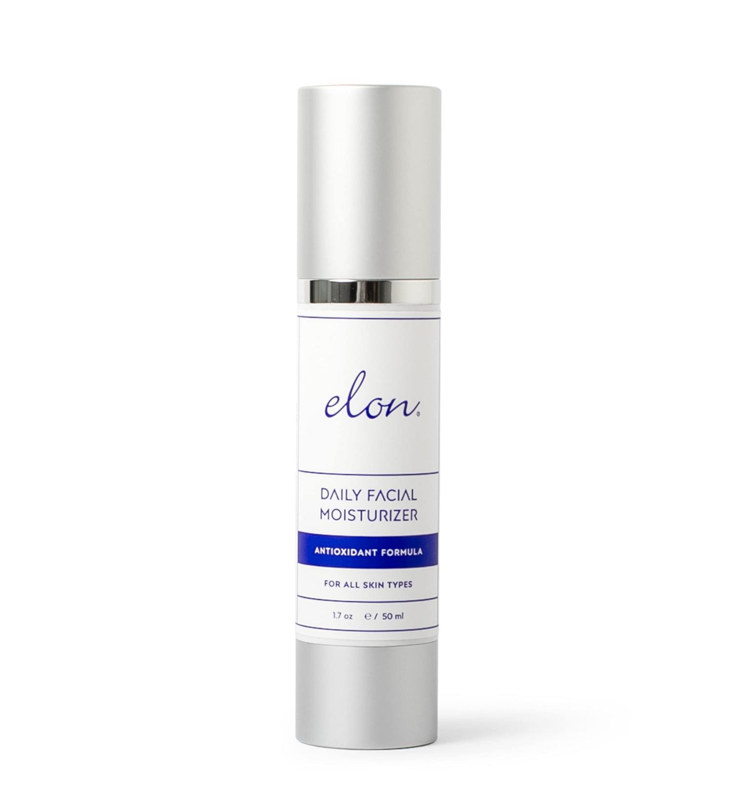Elon Daily Facial Moisturizer for Women | Hyaluronic Acid Coconut Oil & Jojoba Oil | Organic Anti-Aging Moisturizer for All Skin Types (1.7 Oz) - International Shipping Available - Buy Online on GoSupps.com