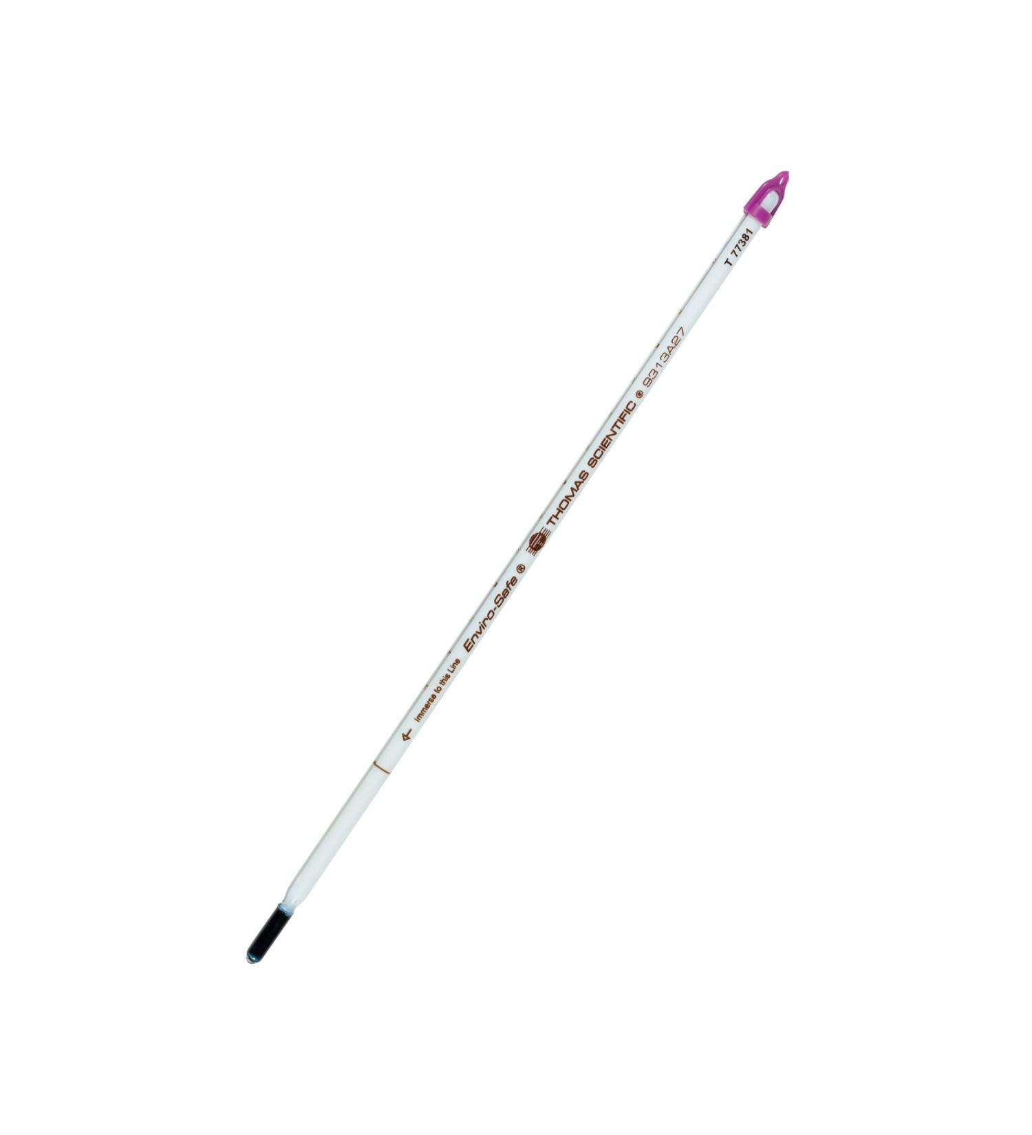 Thomas Enviro-Safe Precision General Purpose Liquid-In-Glass Thermometer 305mm Length 0 to 300 degree F Total Immersion