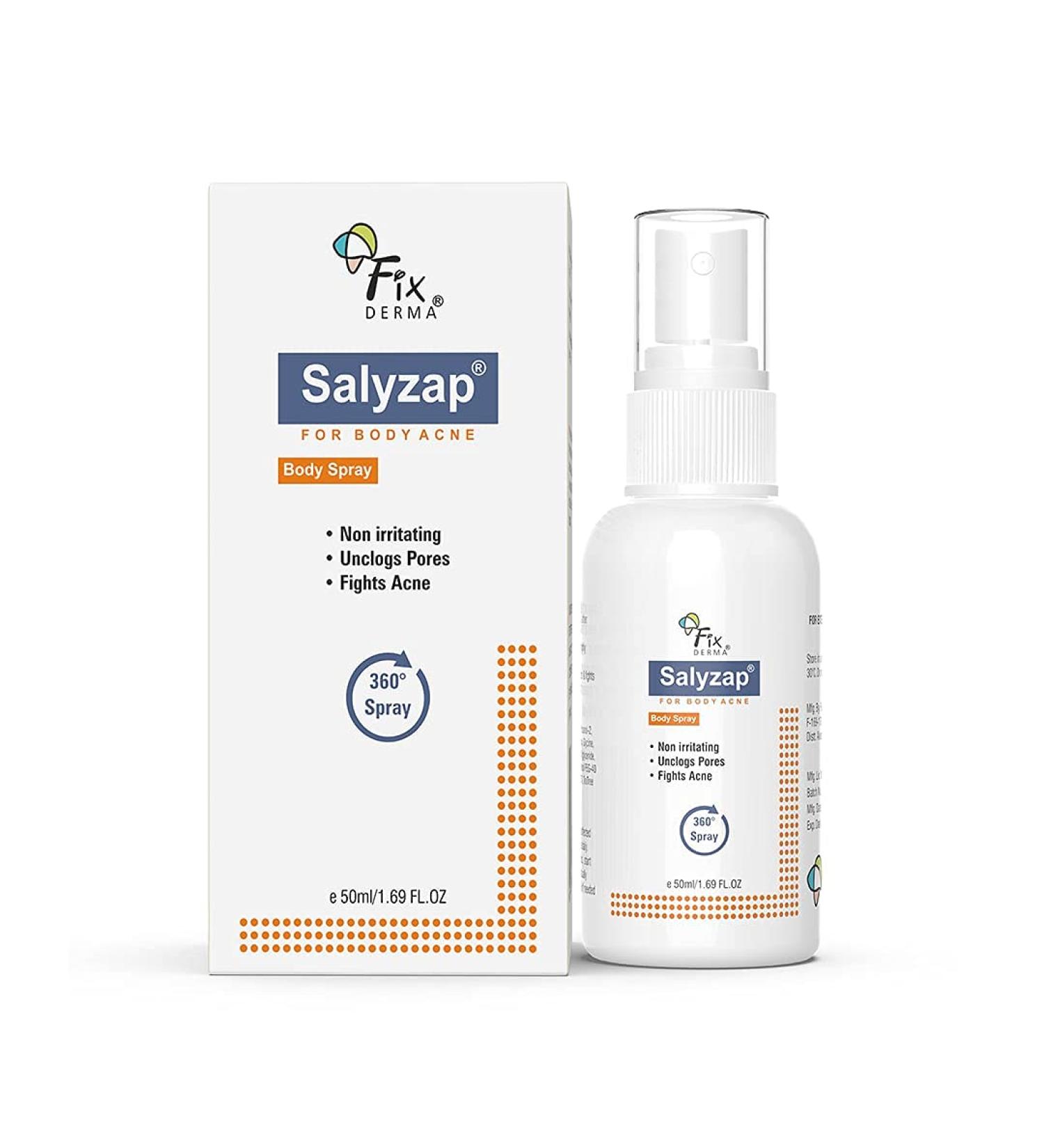 Buy Malar 2% Salicylic Acid Body Acne Spray - Treat Back Shoulders Neck & Chest Breakouts | 50ml for Men & Women - Buy Online on GoSupps.com