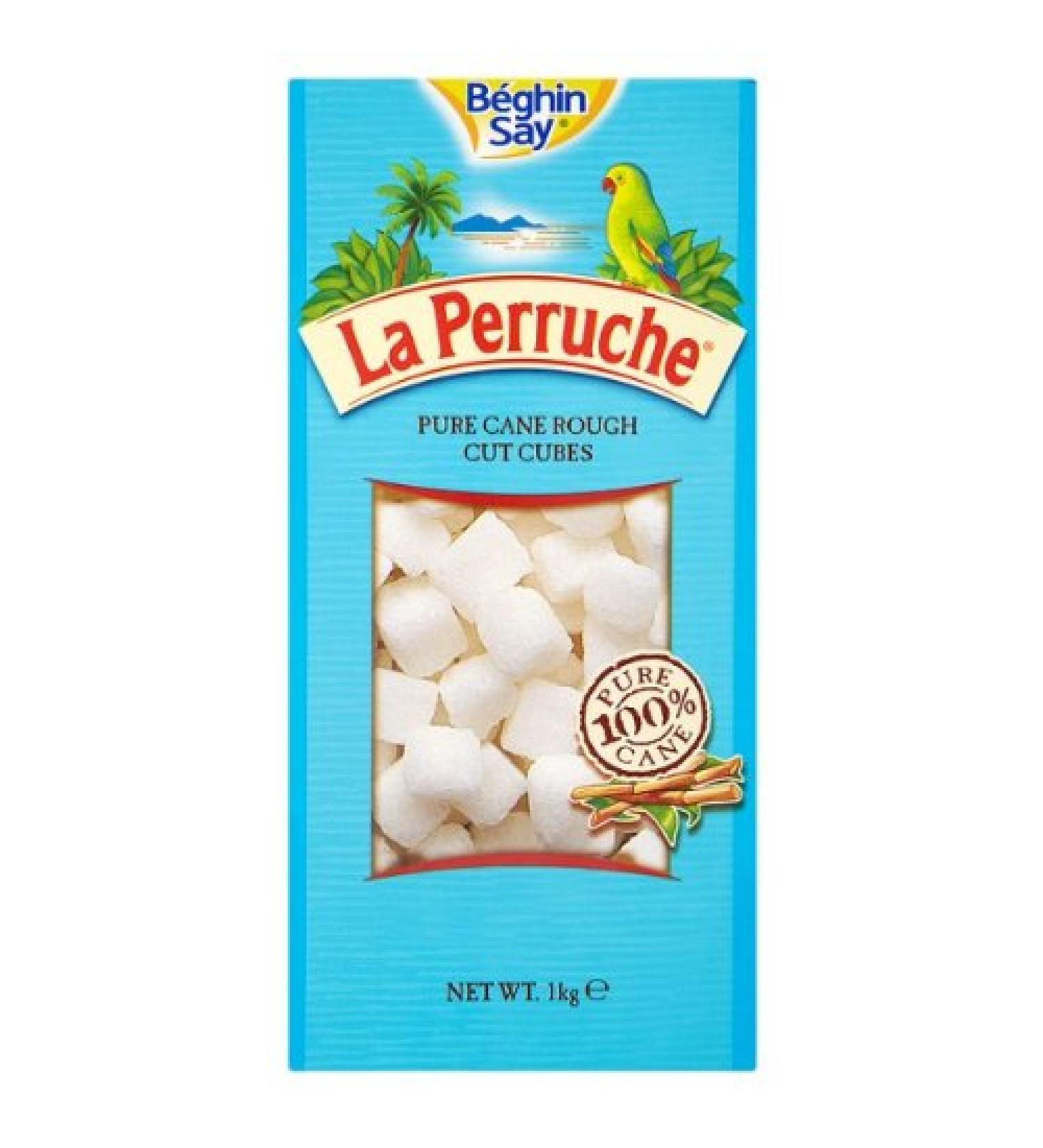 B ghin Say La Perruche Pure Cane White Rough Cut Cubes 1kg SUWH1K
