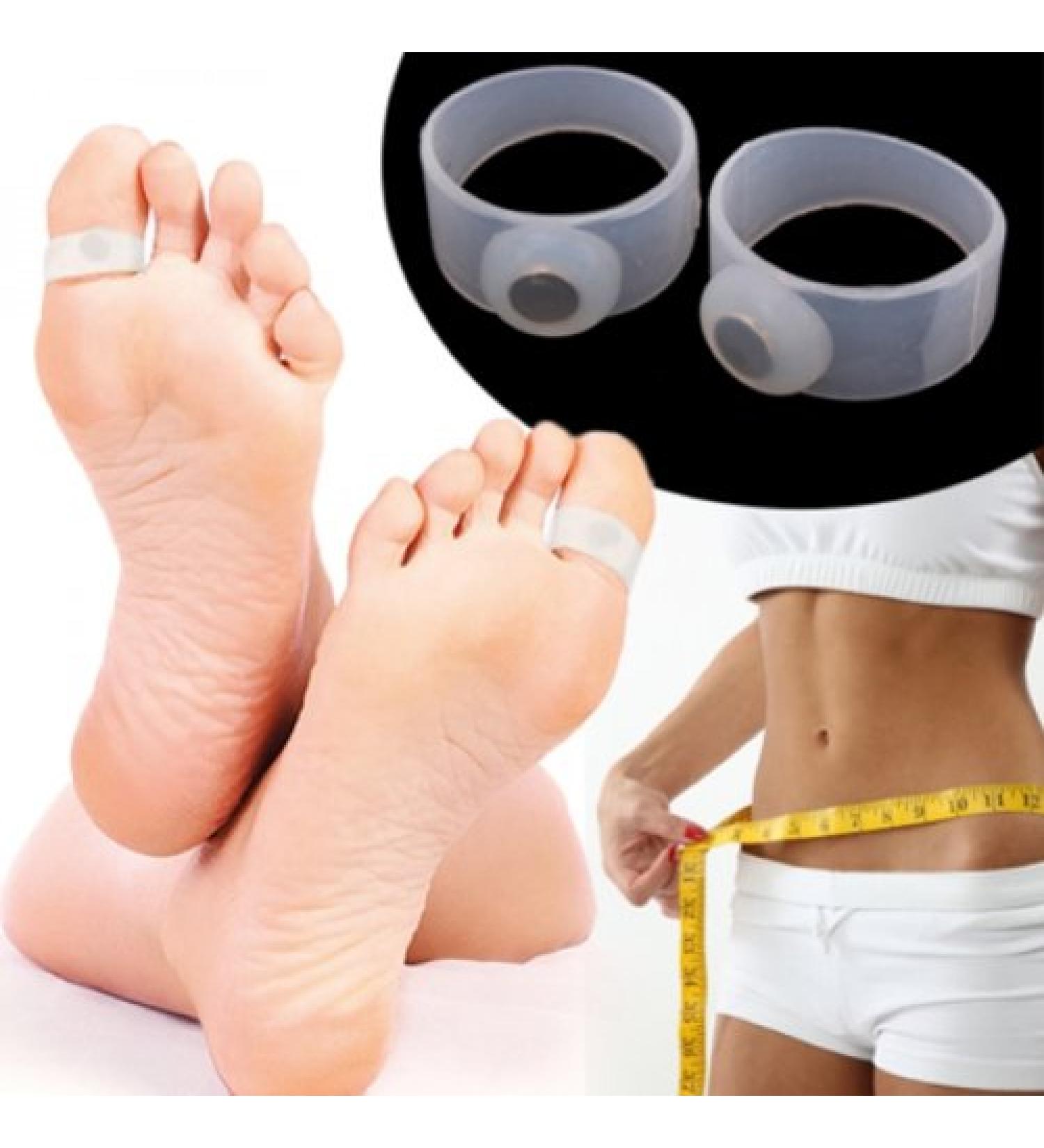 Body Slimming Silicone Magnetic Toe Rings - Weight Loss Accessory | H01124 - Buy Online on GoSupps.com