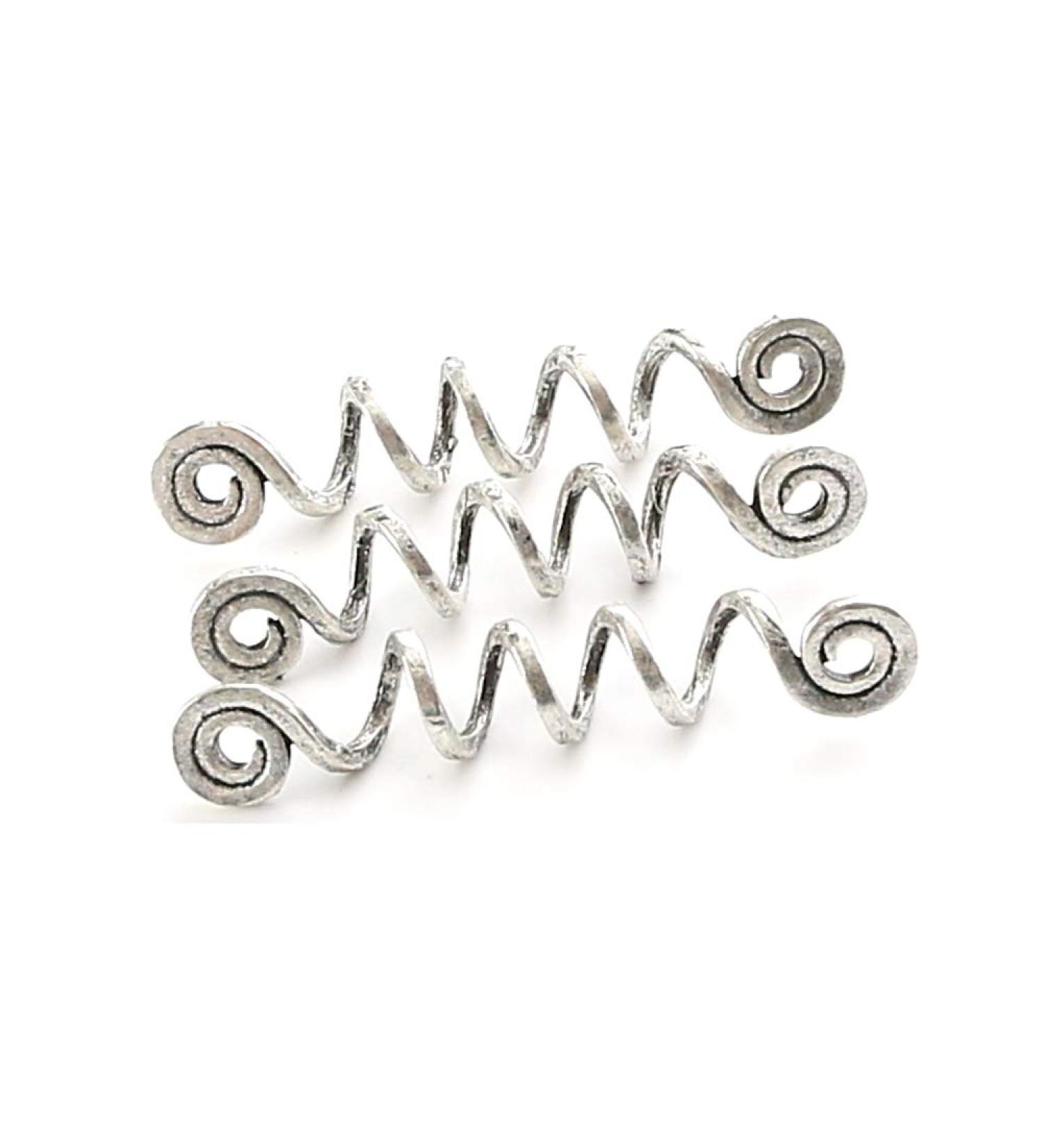 Viking Hair Beads Spiral Coils - Beard and Dreadlock Jewelry Accessories - Buy Online on GoSupps.com
