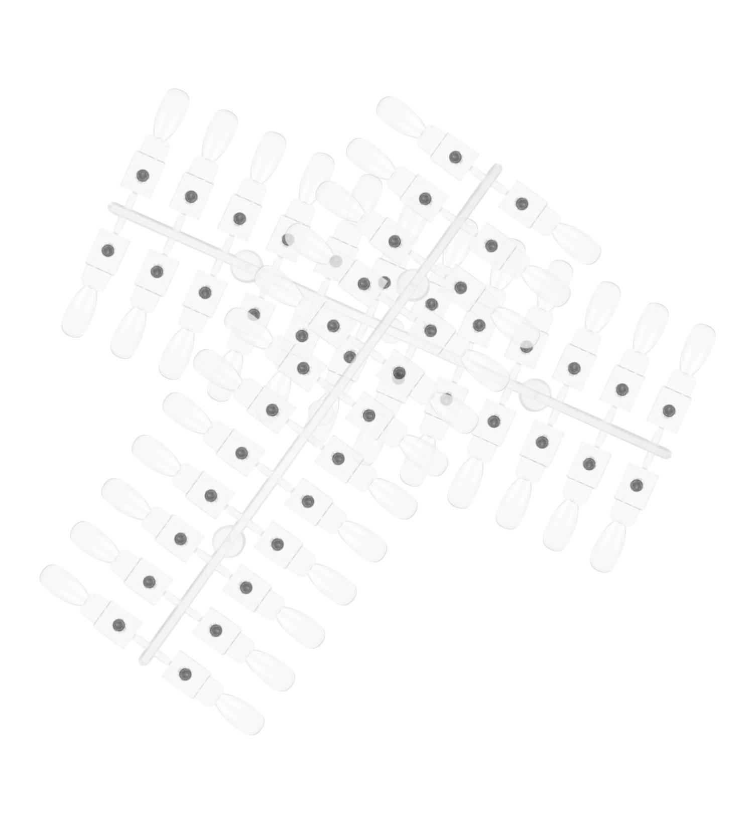  PAMINGONO 48 Pieces Magnetic Nail Polish Display Tips Accurate Color Display for Home Reusable Nail Sample Card for DIY Manicure Practice - Buy Online on GoSupps.com