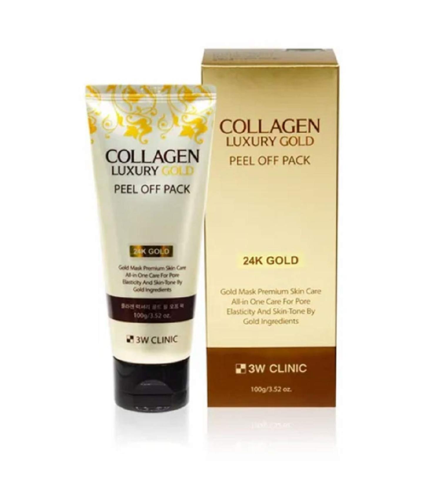 3W Clinic Collagen Luxury Gold Peel Off Pack 100g / 3.52oz
