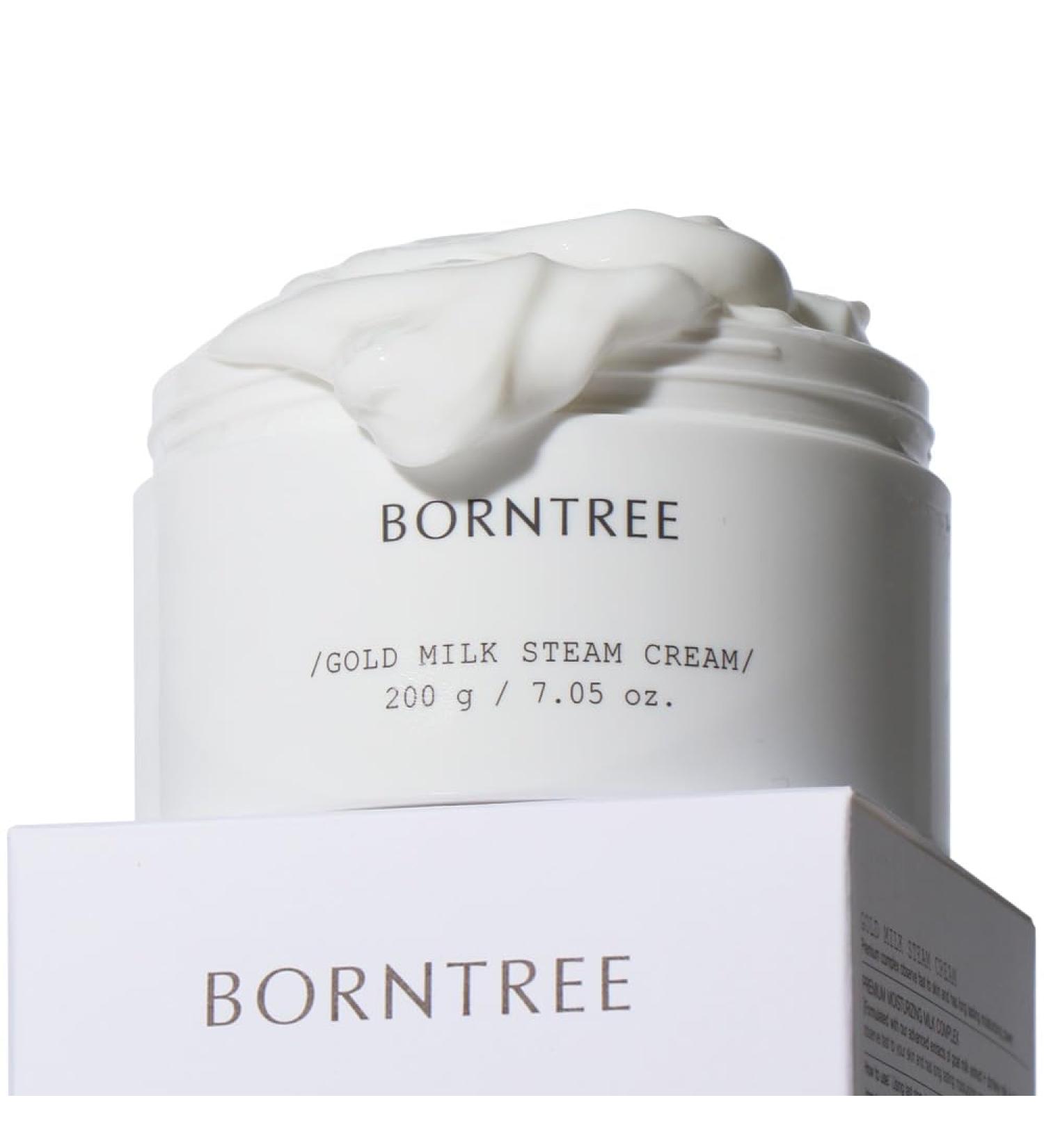 BORNTREE Gold Milk Steam Cream 7.05 oz - Buy Online on GoSupps.com