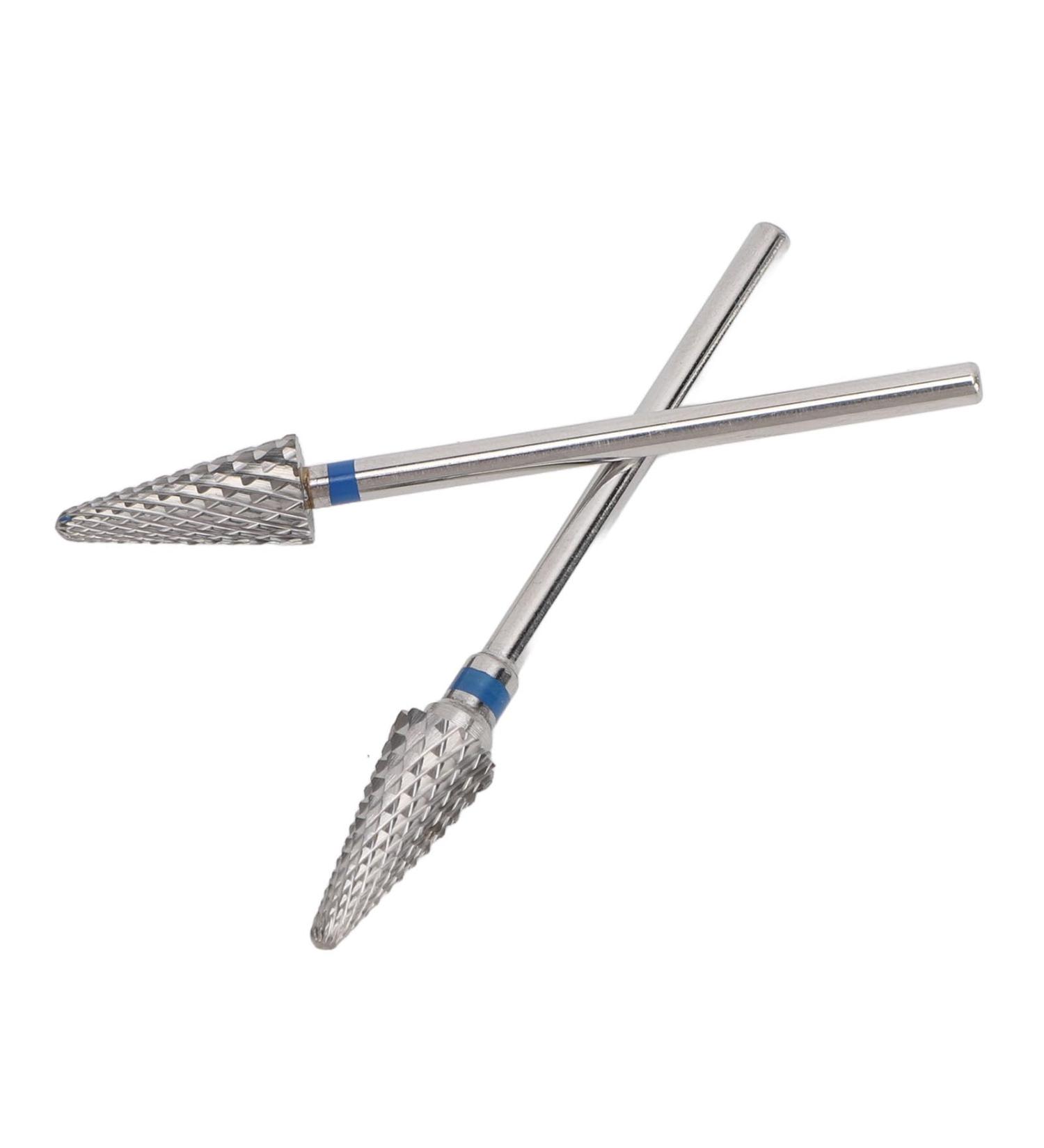 Cone Shape Nail Drill Bit Multifunctional Tungsten Cuticle Clean Conical Nail Drill Bit 151 154 Professional for Electric Drill File - Buy Online on GoSupps.com