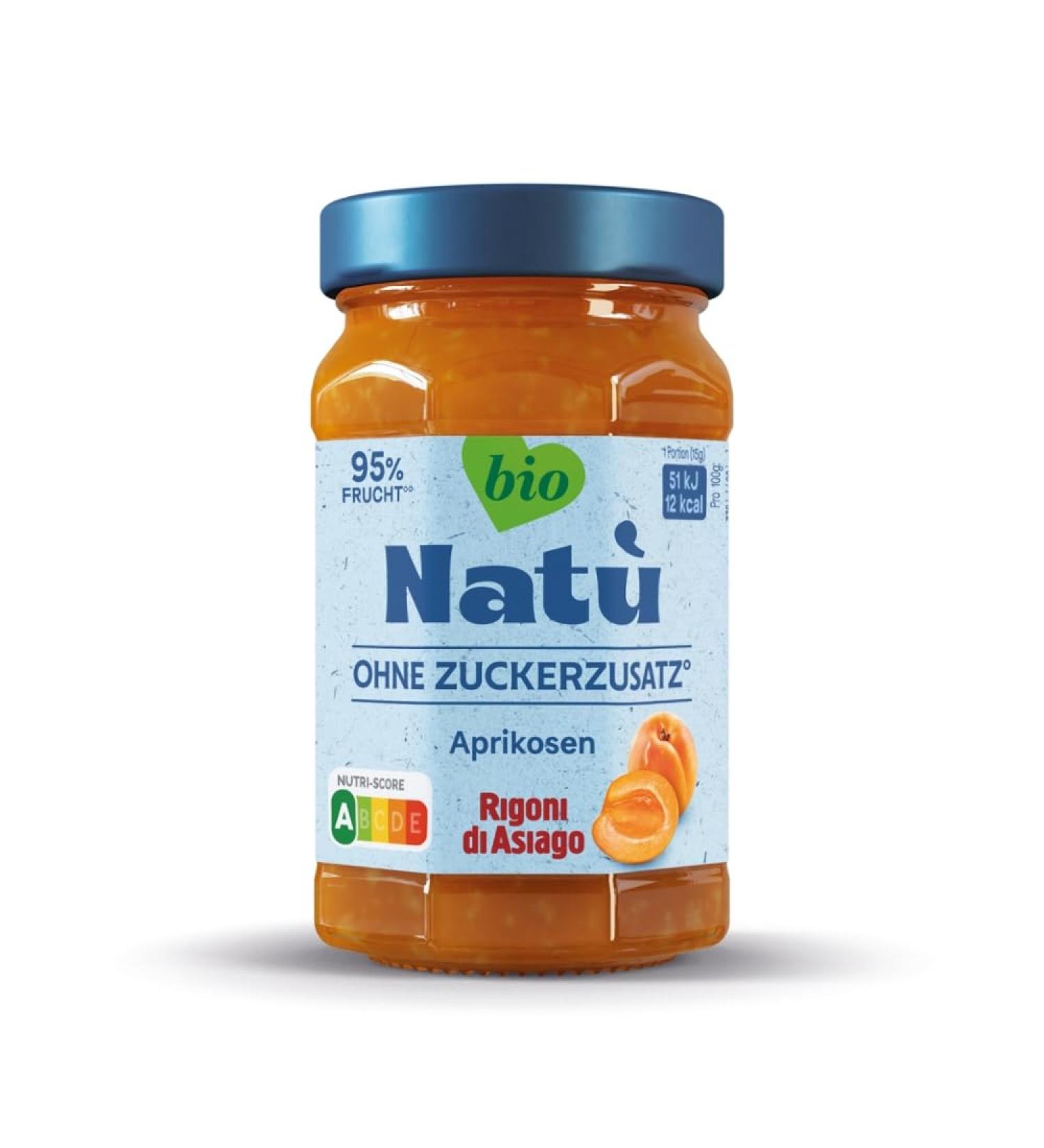 RIGONI DI ASIAGO: Nat Apricot Fruit Spread (6 x 240 g) | No Added Sugar
