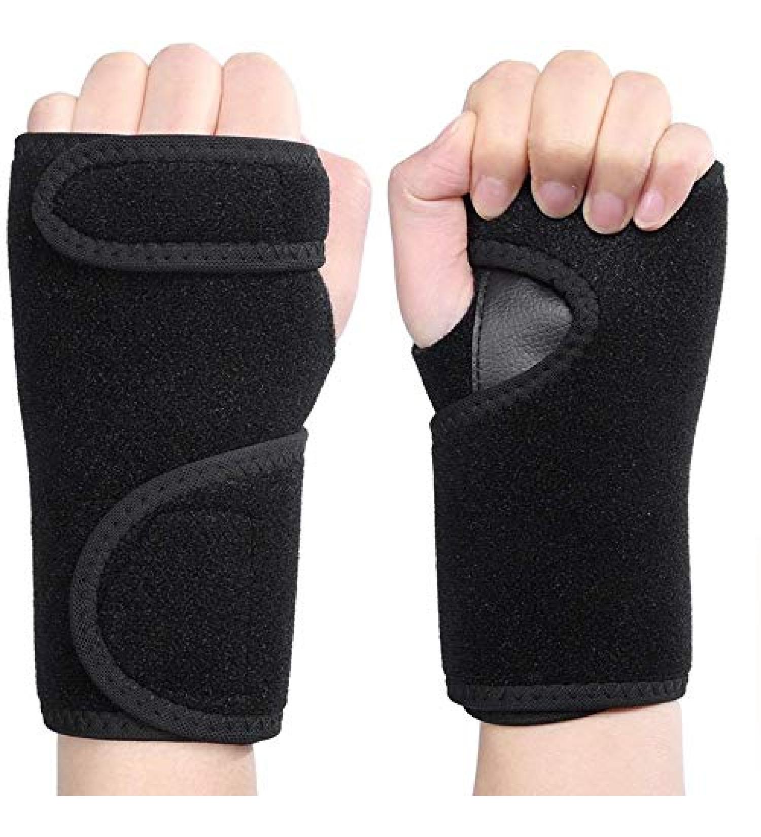 Yosoo Removable Wrist Support Brace for Right Hand - Adjustable Splint Muscle Protector | Left & Right Wrist Support | eCommerce Shipping Worldwide - Buy Online on GoSupps.com