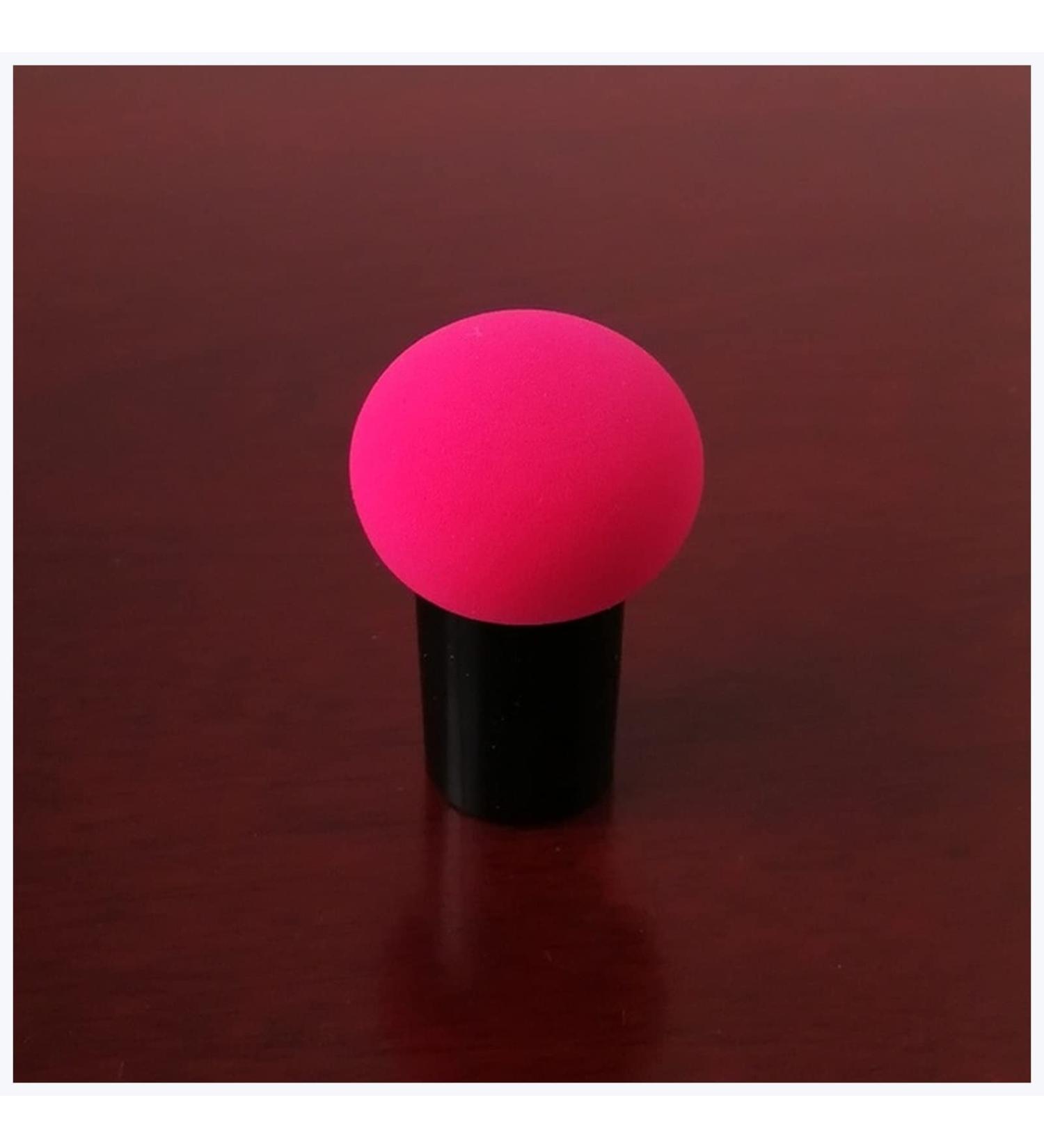 Makeup Sponge Non-latex Makeup Sponge Mushroom Head Powder Liquid Foundation Puff Dry & Wet Multi- function Cosmetic Tool Tamp Storage Box Makeup Sponge Holder(Hot pink no cap) - Buy Online on GoSupps.com