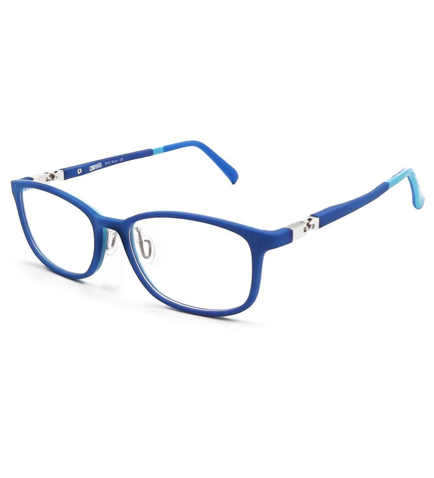 Kids Blue Light Blocking Glasses | 360 Hinges CR39 Computer Glasses | Silicon Blue Rectangular Design | Anti-Blue Light Protection for Boys and Girls (3-14y) | TV/Tablet Radiation Shield | Ultra-Thin - Buy Online on GoSupps.com
