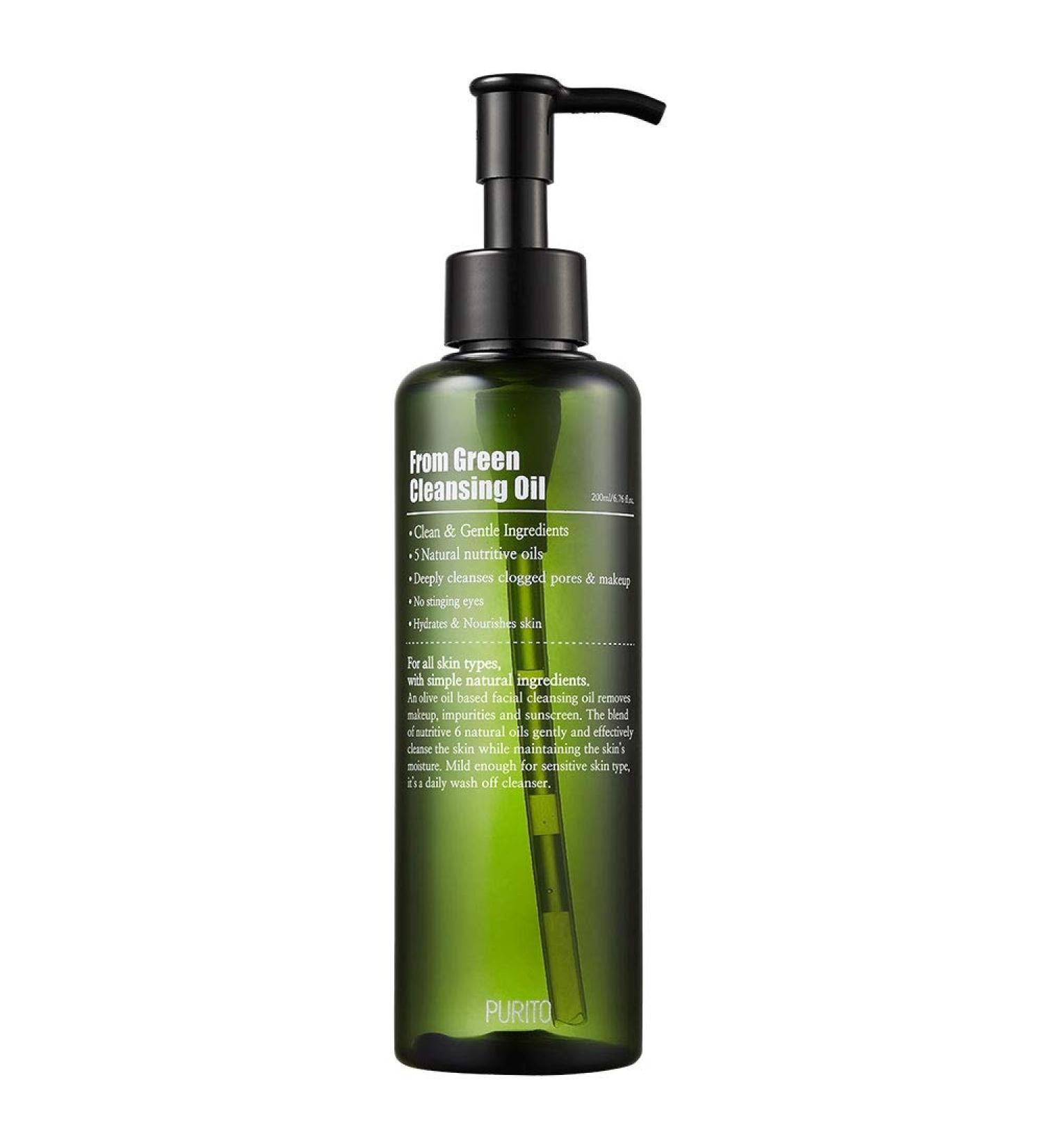 PURITO From Green Cleansing Oil 6.76 fl.oz / 200ml [Renewed] - Gentle and Effective Makeup Remover - Buy Online on GoSupps.com