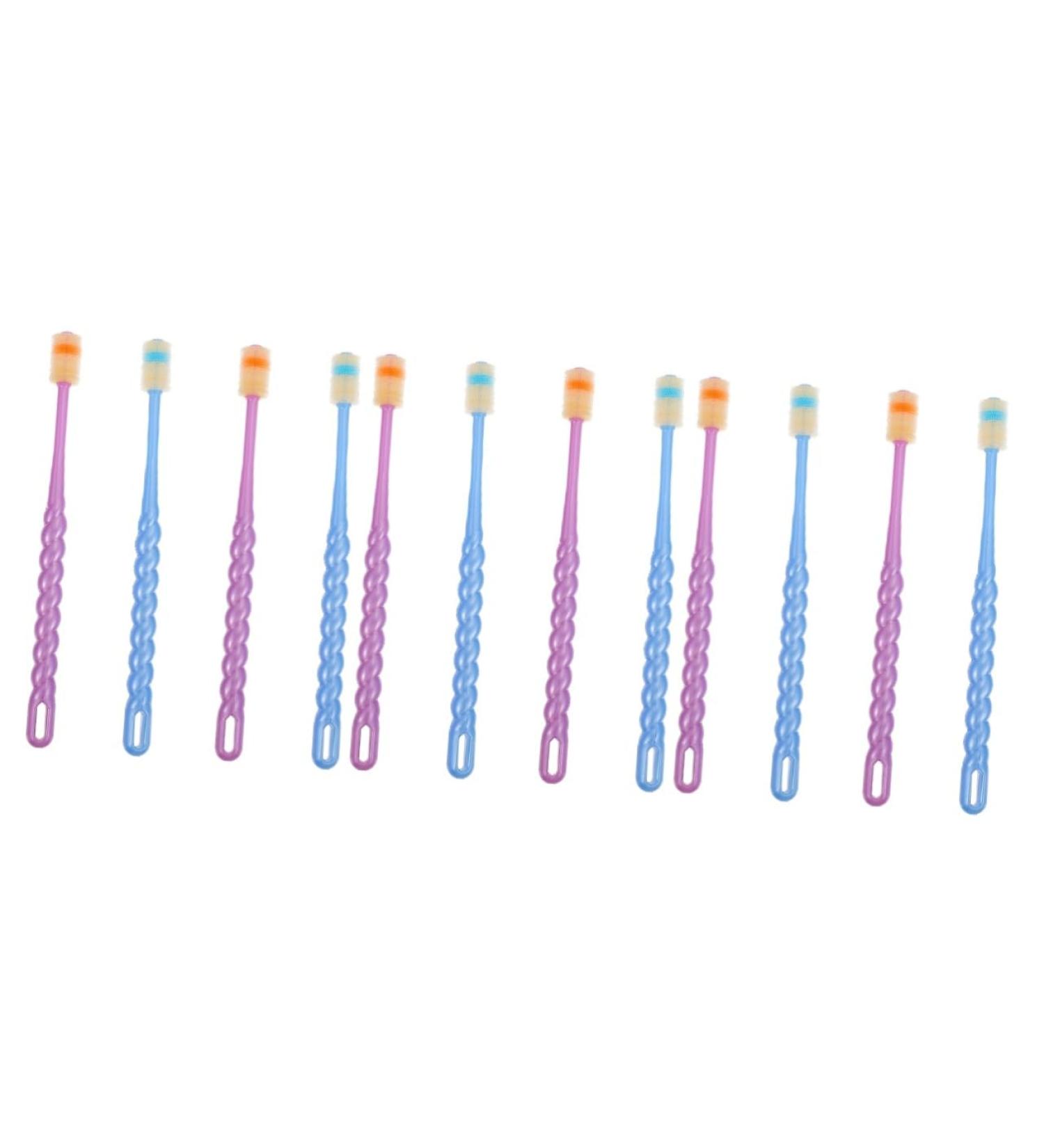 Minkissy 12 STK Soft Bristle Toothbrushes for Children & Babies - Sensitive Manual Cleaning Brushes Safe for Kids - Buy Online on GoSupps.com