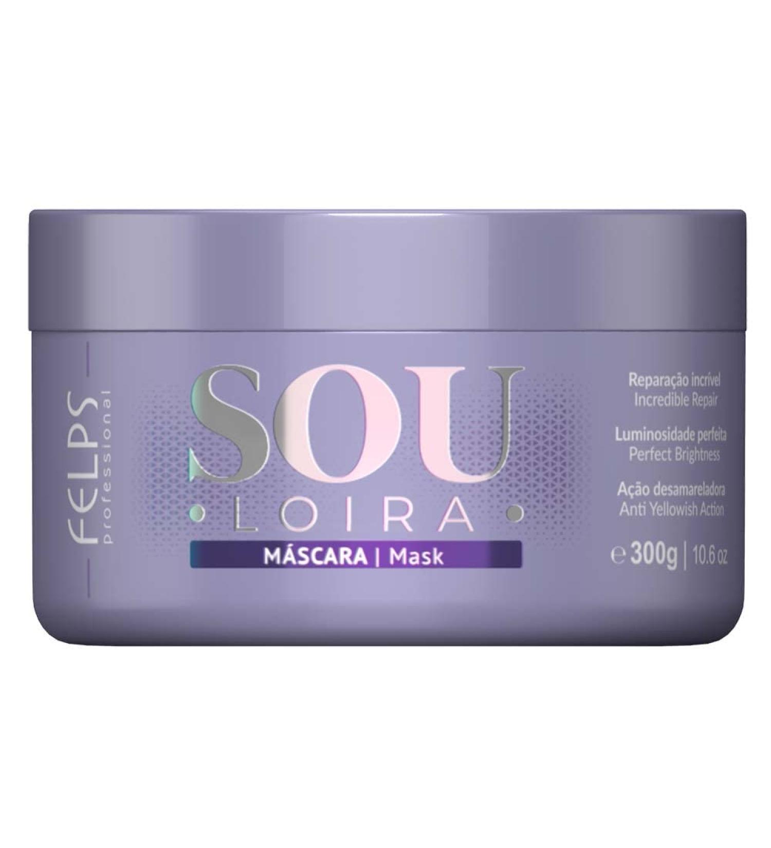Felps Xblond Sou Loira I'm Blond Color Correcting Hair Mask - 250ml - Buy Online on GoSupps.com