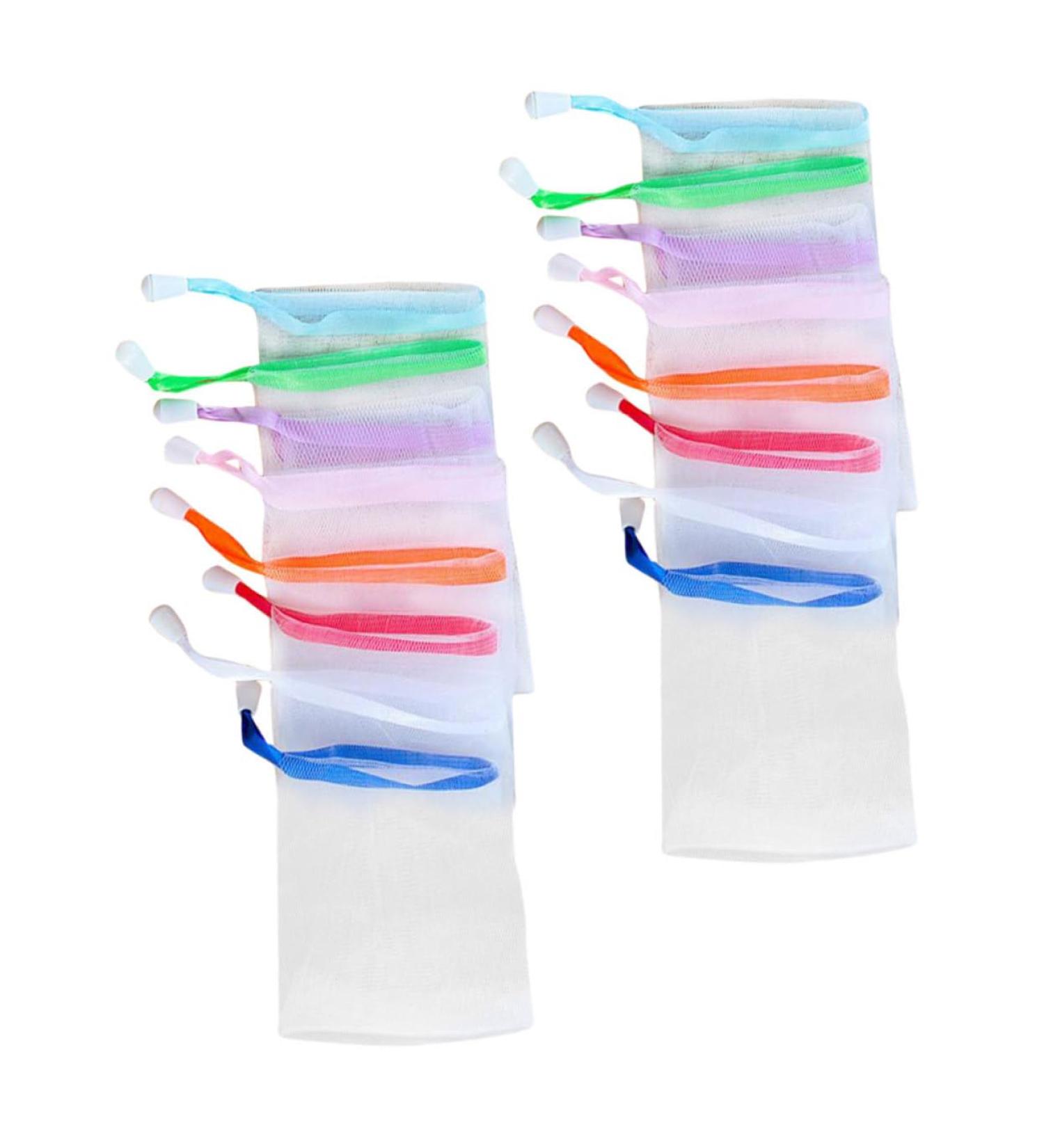 AUTSUPPL 30pcs Foaming Net Soap Soap Saver Holder Soap Sack Saver Foam Nets Soap Nylon - Buy Online on GoSupps.com