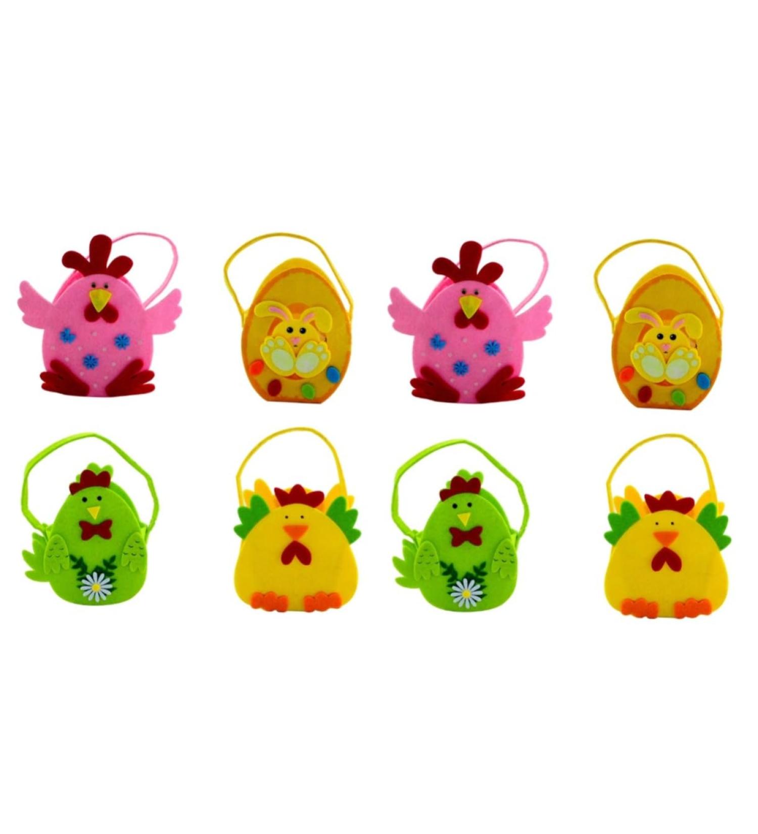 STOBAZA Animal Carrying Bucket 2pcs Candy Bags Hamper Easter Plushies Candies Easter Egg Toss Easter Candy Bag Bag Animal - Buy Online on GoSupps.com