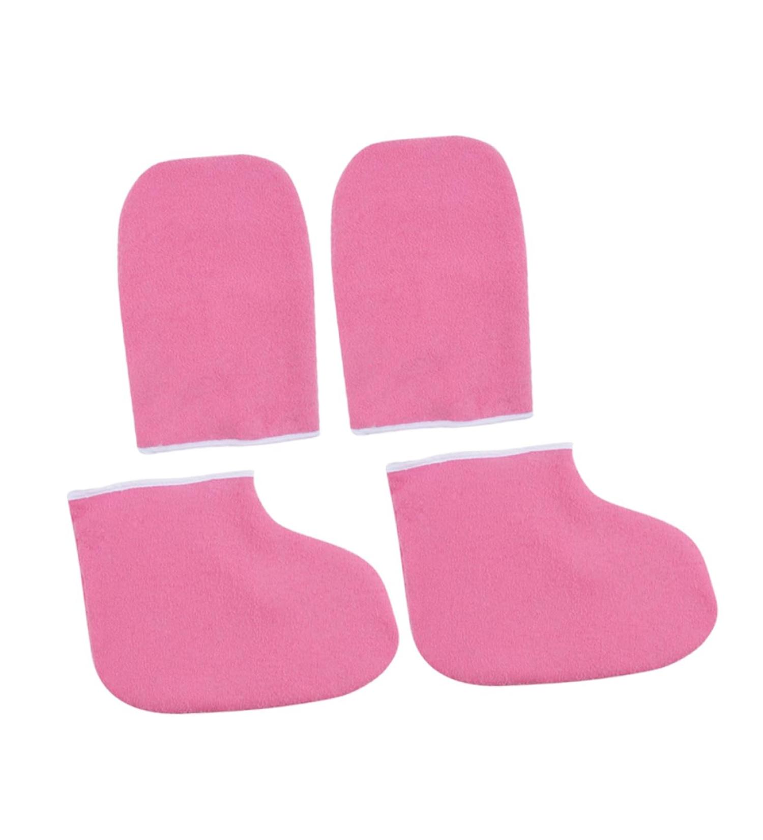 Beaupretty Moufles de Paraffine et Surchaussons Isolants Thermiques Lot Taille Unique Soin Hydratant pour Mains et Pieds Usage Professionnel et Domicile Accessoires Spa de Paraffine - Buy Online on GoSupps.com
