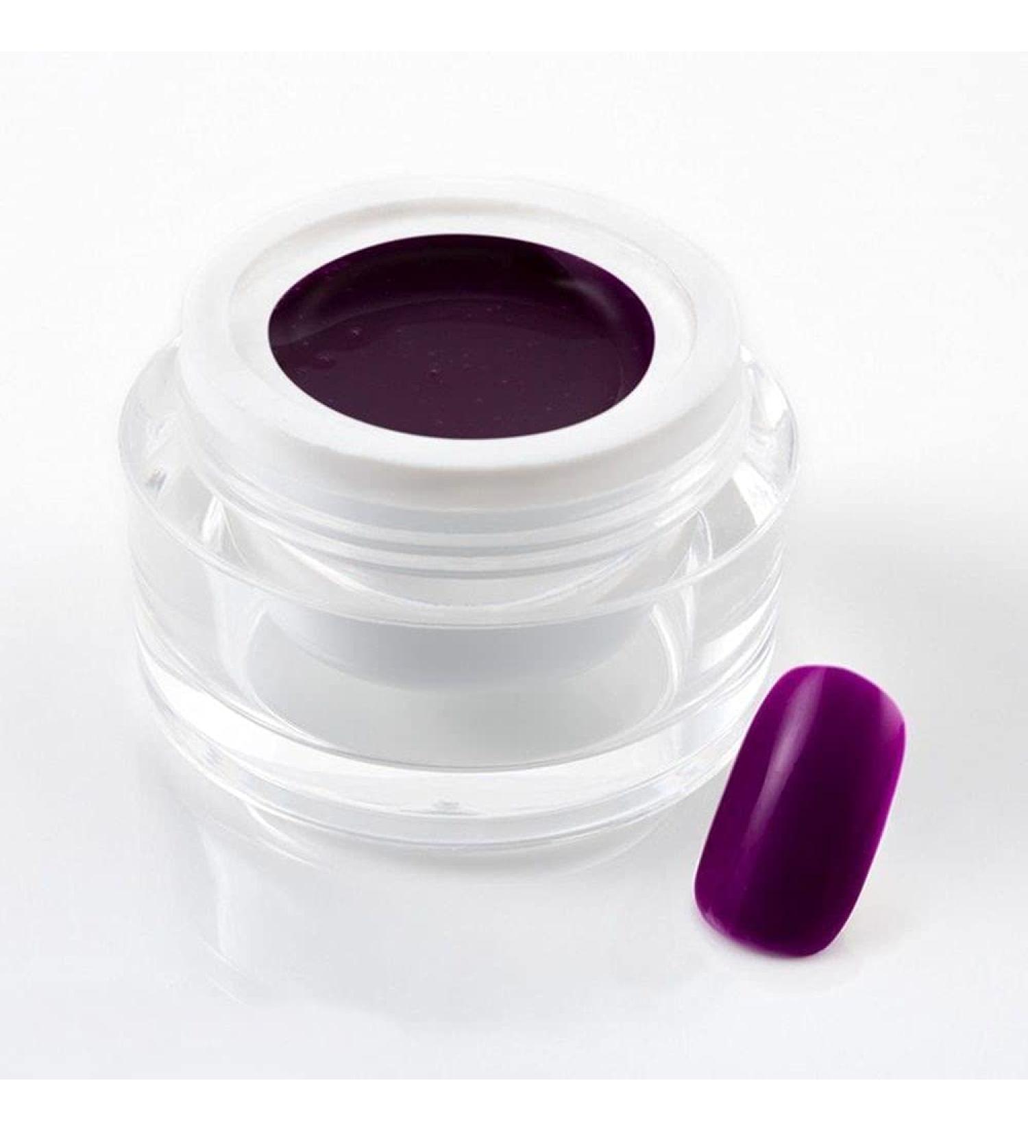 5 ml glass gel/color gel/color gel in Clear Dark Orchid