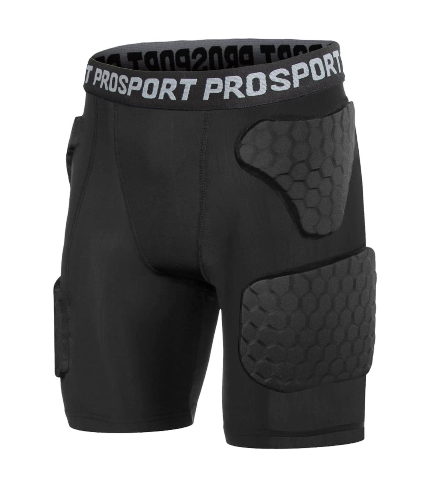 Youth Kids Padded Compression Shorts with 5 Hip Protectors - Football Girdle Fw Short Medium - Buy Online on GoSupps.com