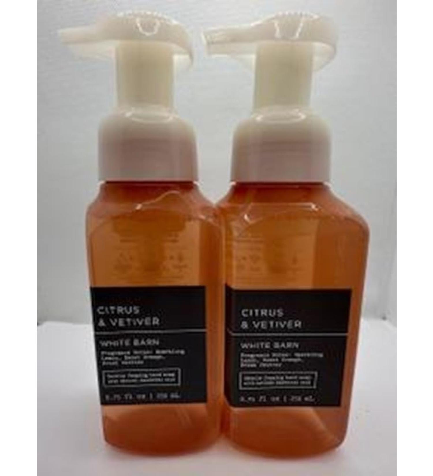Set of 2 Citrus & Vetiver Gentle Foaming Hand Soap 8.75 Ounce