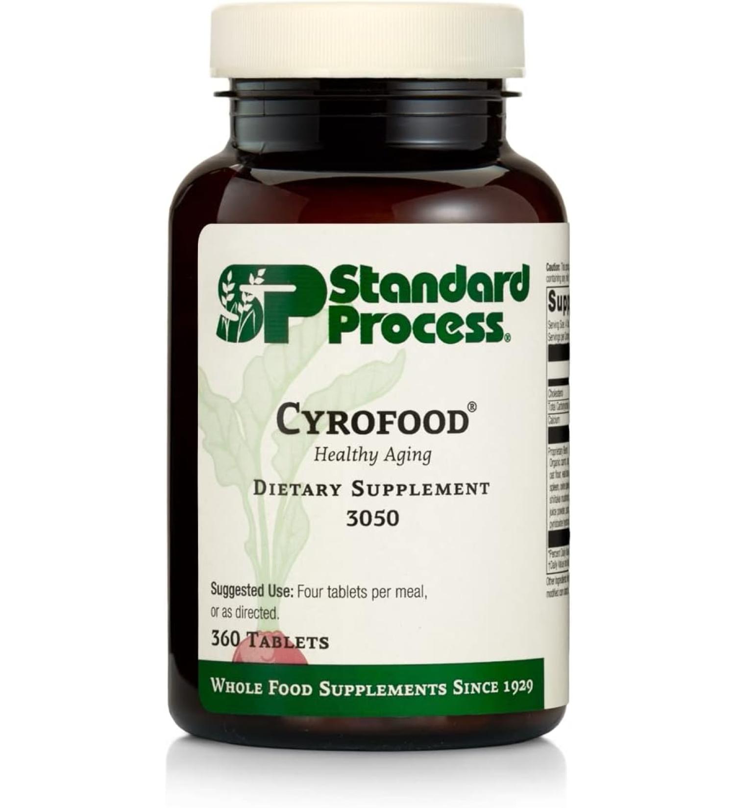 Standard Process Cyrofood - Whole Food Digestion Support - 360 Tablets - Buy Online on GoSupps.com