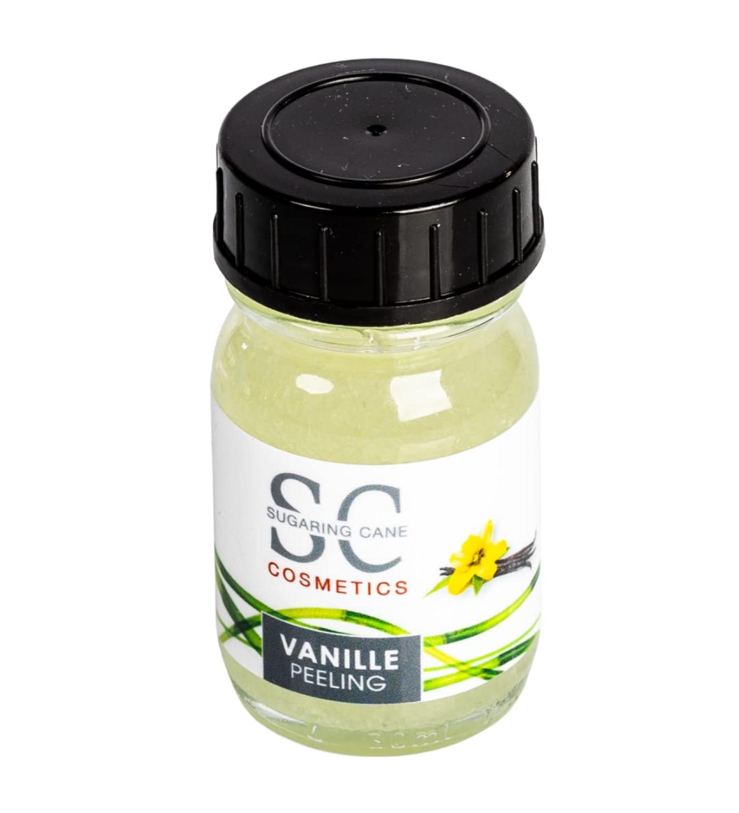 Sugaring Cane Sugar Body Scrub - Preservative-Free - For Shower and Body - Vanilla - 30 ml