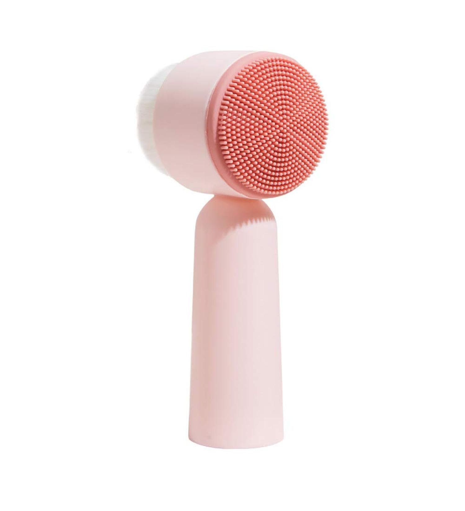 Manual Facial Cleansing Brush - Handheld Double-Sided Tool for Skin Care | International Shipping Available - Buy Online on GoSupps.com