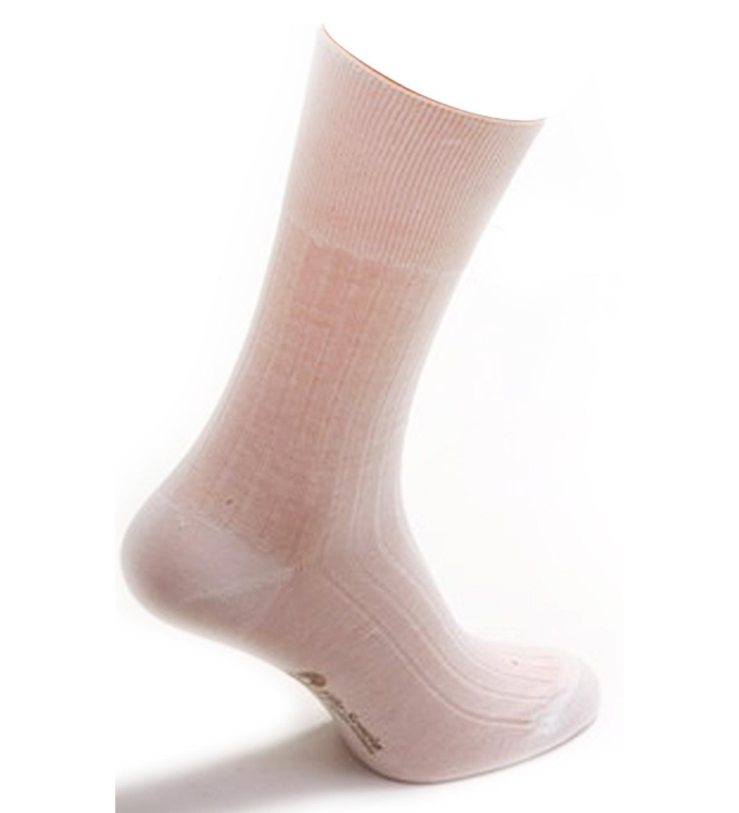 Daniel Jacob Men's 100% Cotton Diabetic Socks 6-Pack - Sizes 9.5-11 (UK) 44-46 (EU) 10.5-12 (US) - White - Buy Online on GoSupps.com