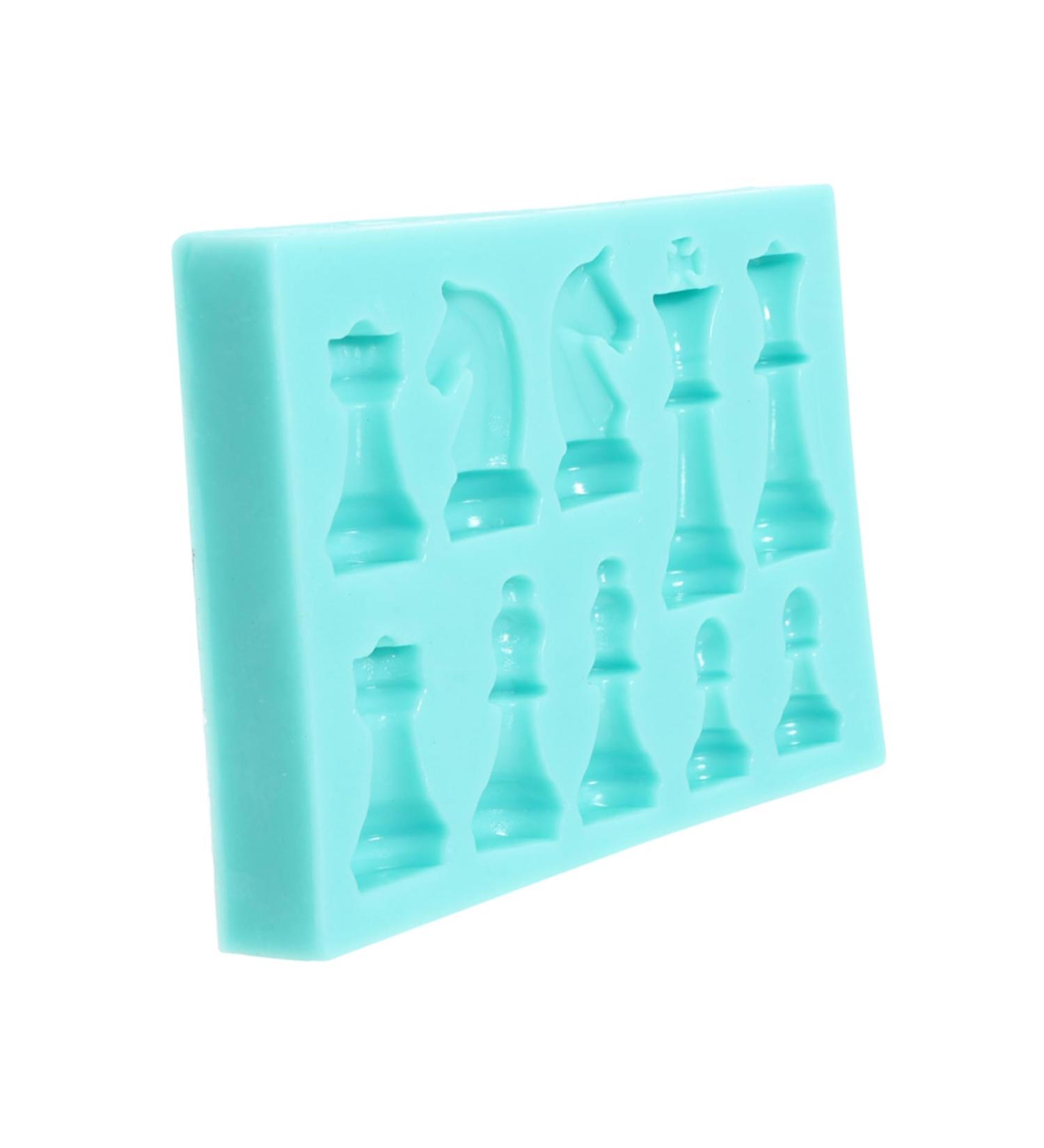 Milisten Mold Ice Chess Silicone Mould De para Gelatinas Silicone Biscuit Moulds Custom Chocolate Mould Dessert Baking Mould Fondant Cake Mould Fudge Candy Silica Gel Clay - Buy Online on GoSupps.com
