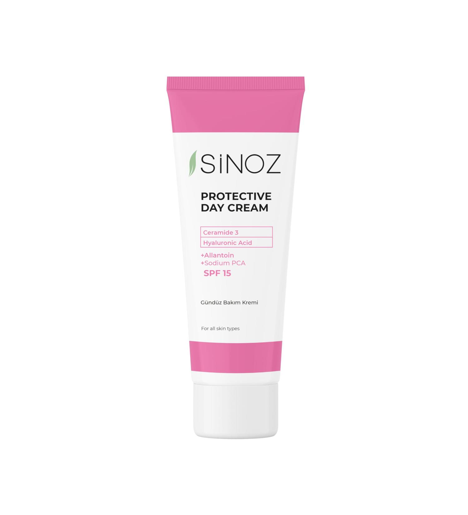  sinoz sinoz Day Care Cream Nourishing Day Cream Hyaluronic Acid Face Cream for Dry Skin Intense Hydration - 50ml - Buy Online on GoSupps.com