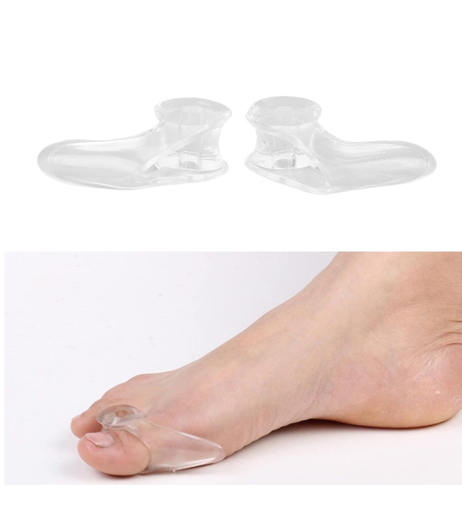 Gel Toe Separator Bunion Corrector - Reusable Silicone Toe Spacers for Bunions (1 Pair) - Buy Online on GoSupps.com