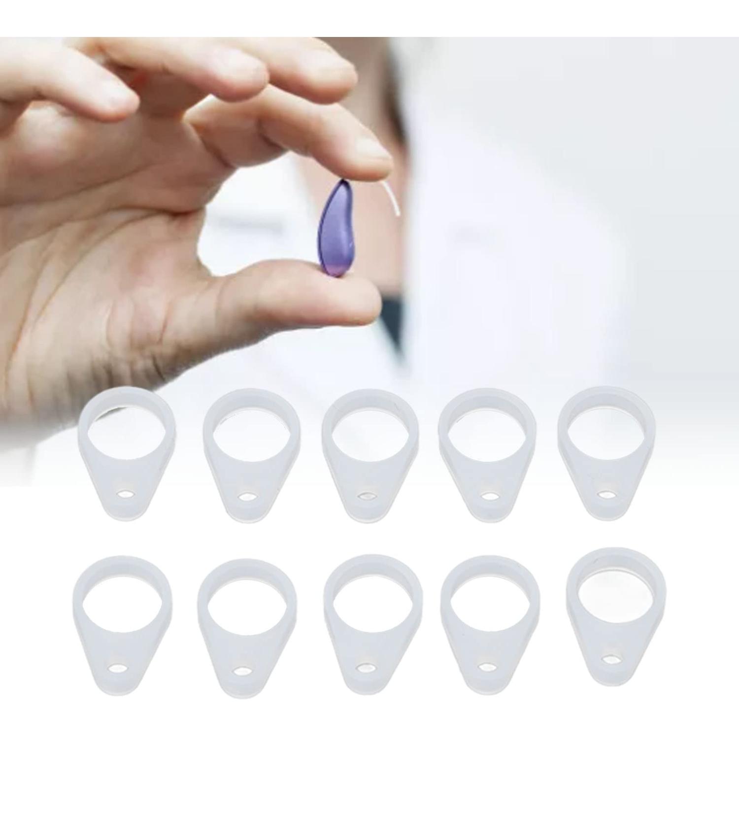 Hearing Aid Clip Silicone Loop 10pcs - BTE Hearing Aid Lanyard Replacement Accessories for Elderly - Buy Online on GoSupps.com