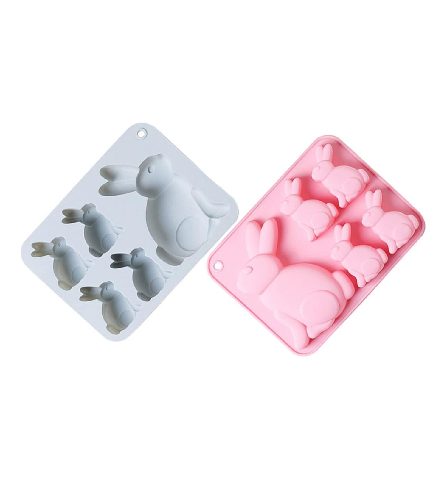 Zerodeko 2pcs Easter Cake Mold Gummy Molds Soap Mold Silicone Molds Silicone Cake Mold Easter Baking Mold Fondant Molds Chocolate Molds Silicone Baking Supply Easter Rabbit Mold - Buy Online on GoSupps.com
