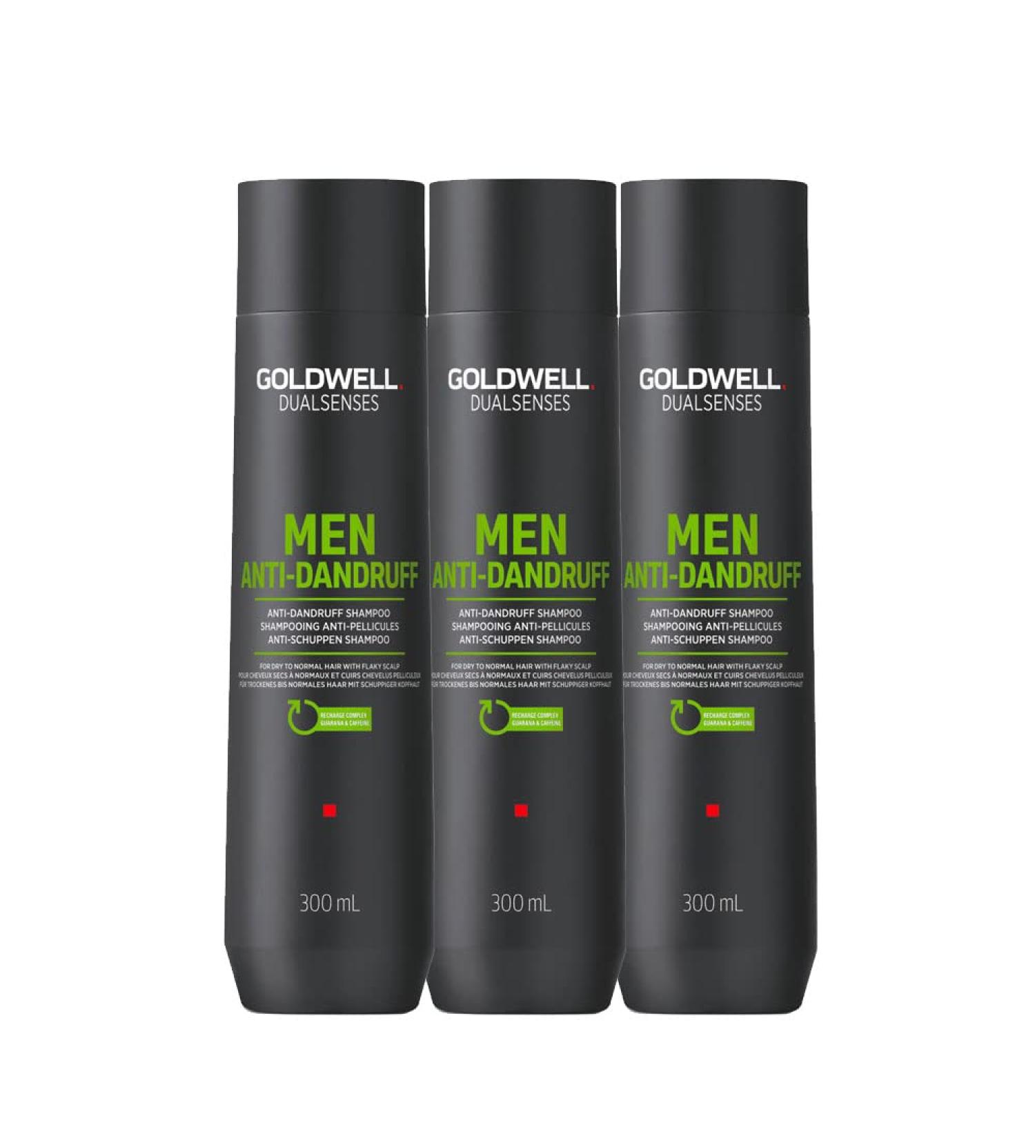 Goldwell Goldwell Dualsenses Men Anti-Dandruff Shampoo 300ml x 3