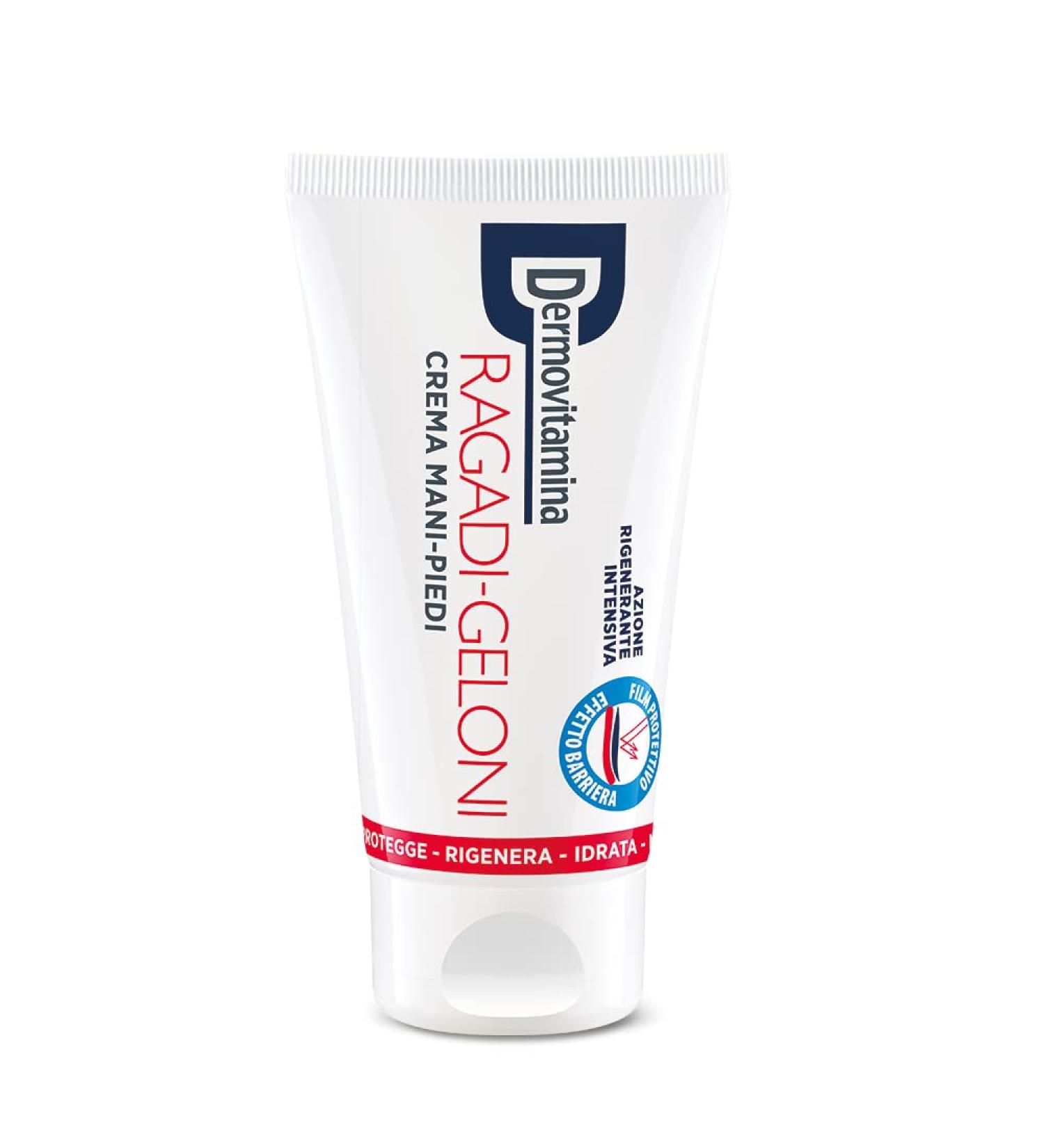 Dermovitamina Ragadi Geloni Foot Cream 75ml - Fissure & Frost Protection Vitamin E Intensive Moisturizing & Regeneration - Buy Online on GoSupps.com