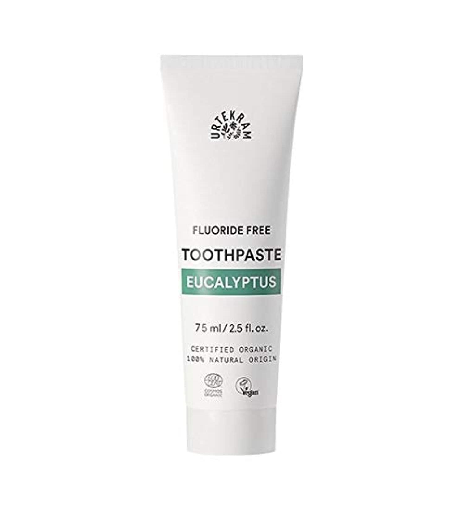 Urtekram Eucalyptus Toothpaste Organic without fluoride 1 pack (1 x 75 ml)