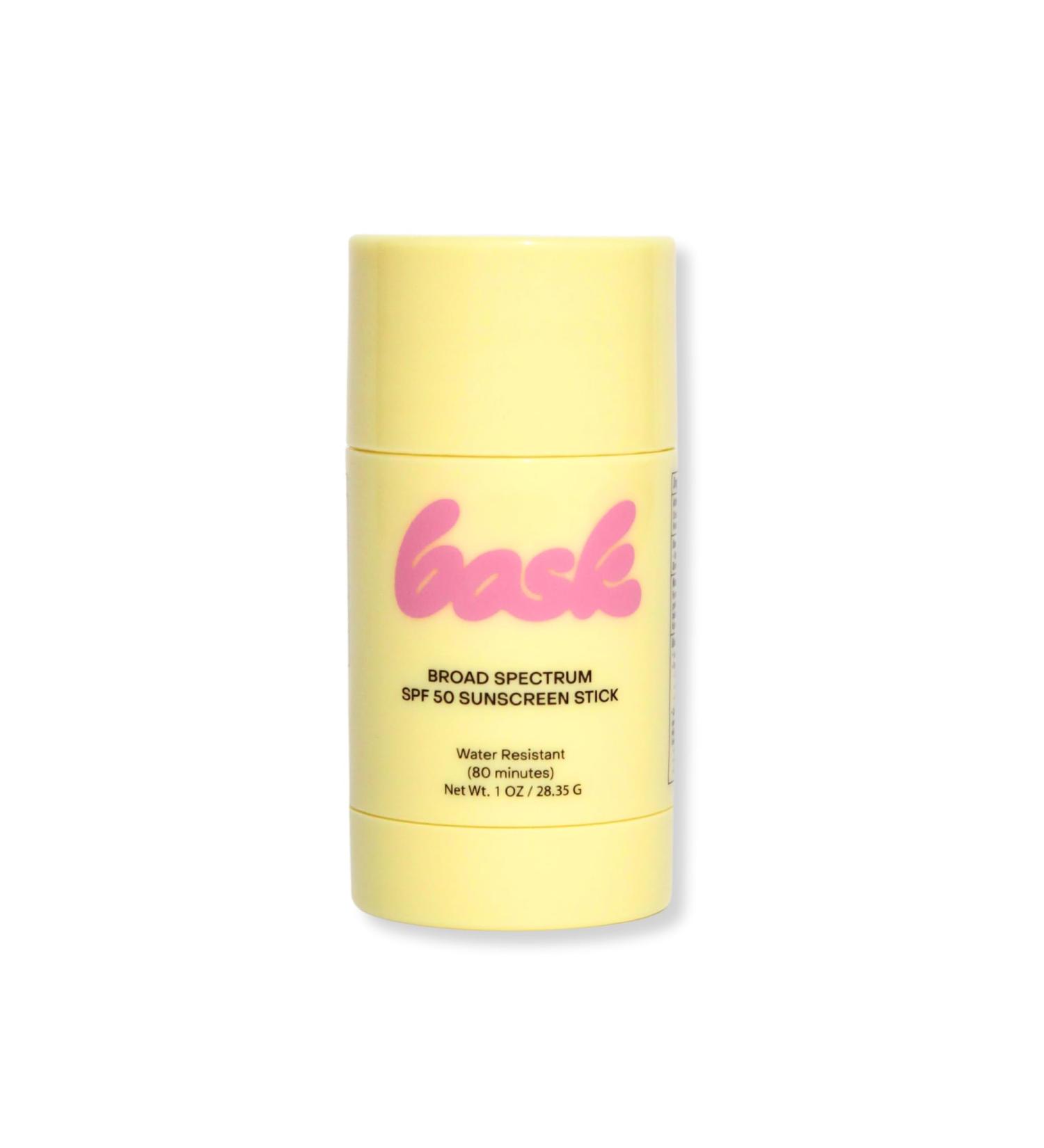 Bask SPF 50 Sunscreen Stick Fragrance Free Reef Safe Face & Lip Sunblock for Skiing Snowboarding & Winter Sports Broad Spectrum Moisturizing & Travel-Friendly Sun Stick 1oz - Buy Online on GoSupps.com