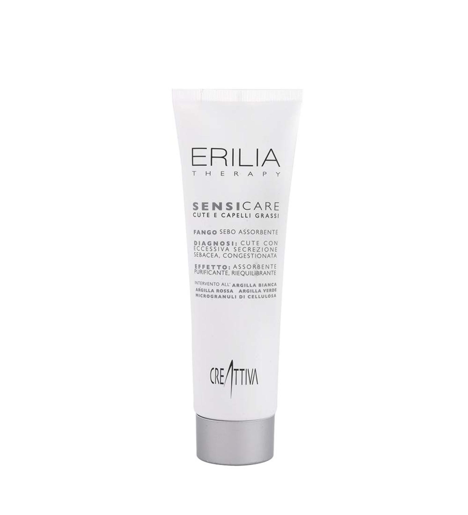 Erilia Sensicare SebumAbsorbing Mud 300ml Scalp Rebalancing Treatment