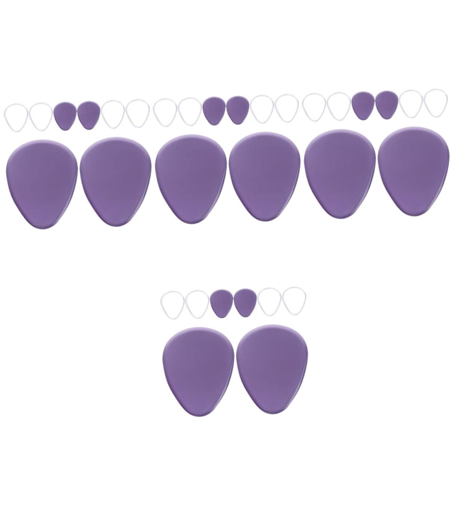 Mobestech 16 Pairs Non-Skid Forefoot Pads for High Heels - Cushioned Metatarsal Support Gel Pads for Women - Purple Comfort Insoles - Buy Online on GoSupps.com