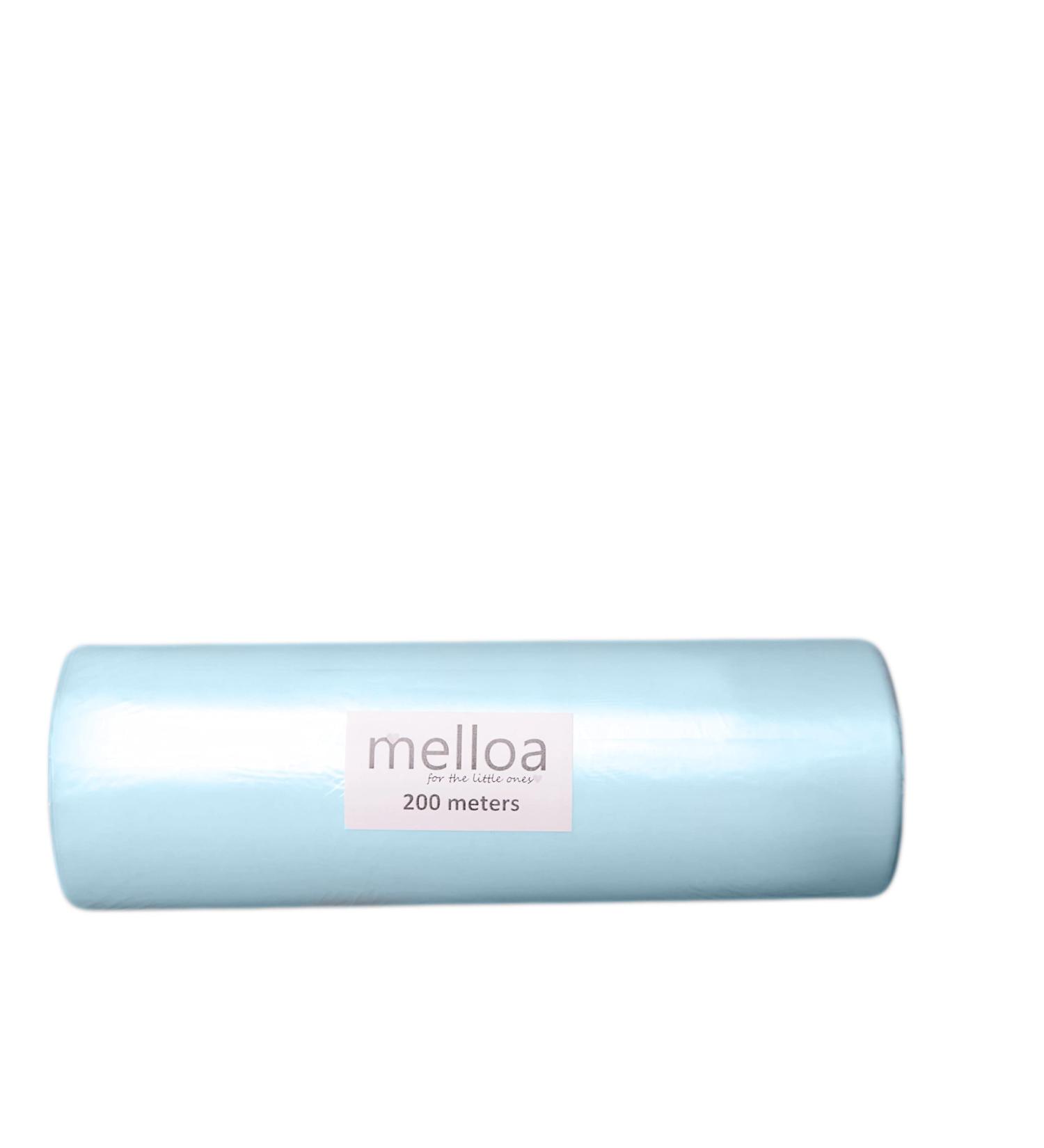 Melloa Diaper Pail Refill Film - Compatible with Tommee Tippee Sangenic Tec Simplee Twist & Click - 200m 20 Pack No Paper Tube - Blue - Buy Online on GoSupps.com