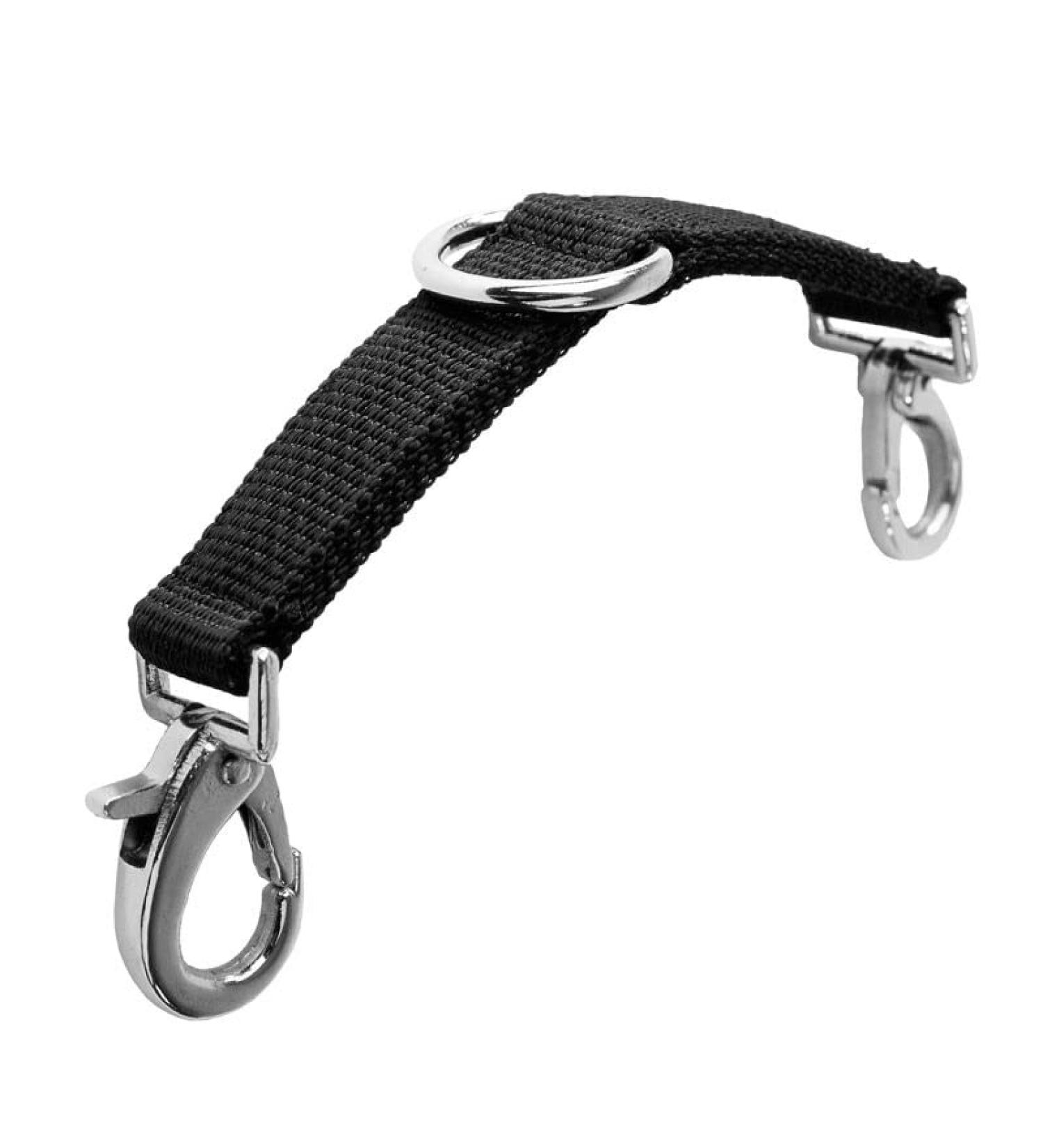 Horze Lunging Strap for Horse Lunge Line Black Horse