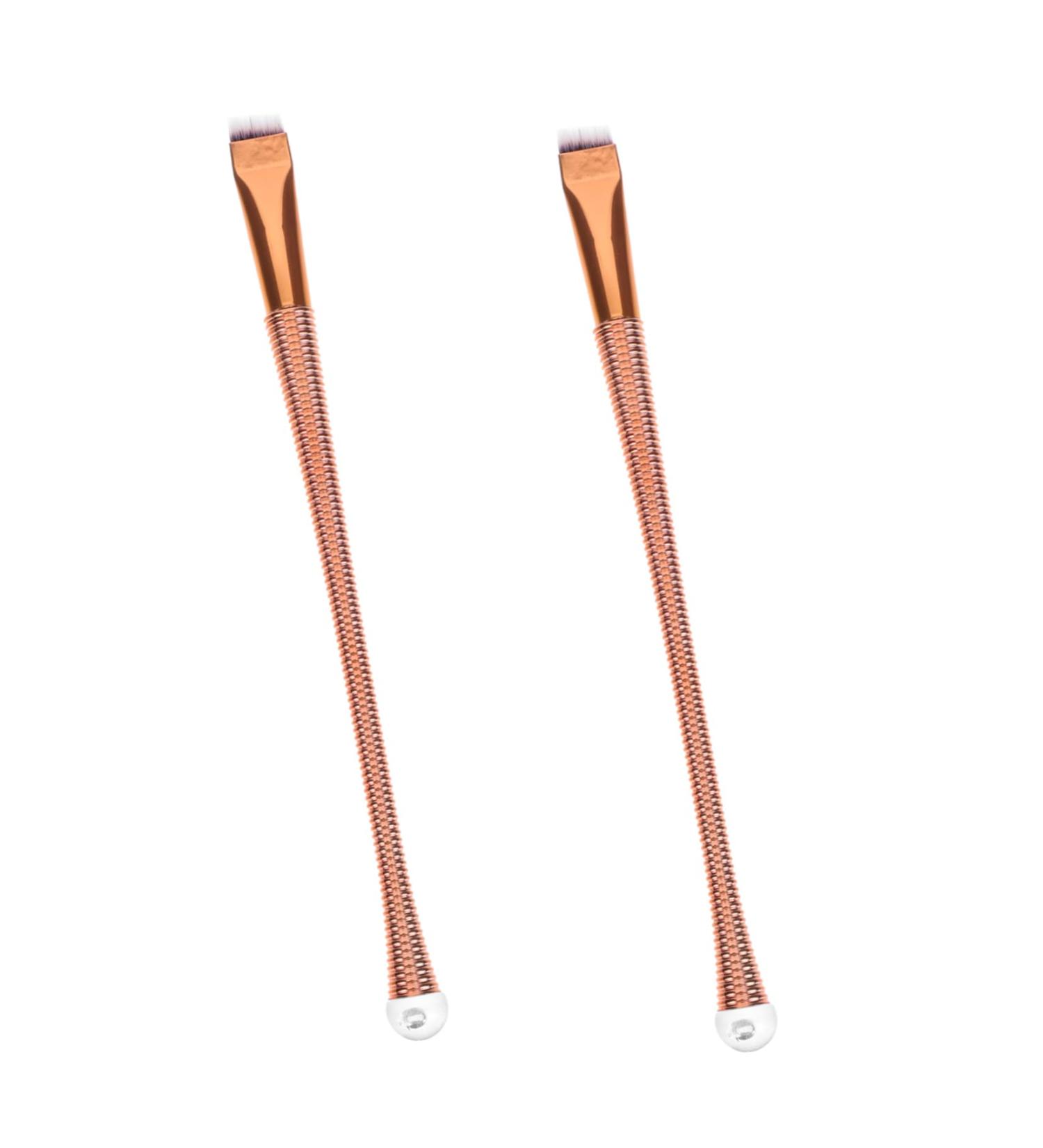 Baluue 2pcs Eyeliner Brush Eye Cosmetics Brush Eyeliner Smudge Brush Eyeliner Makeup Brow Aluminum Tube - Buy Online on GoSupps.com