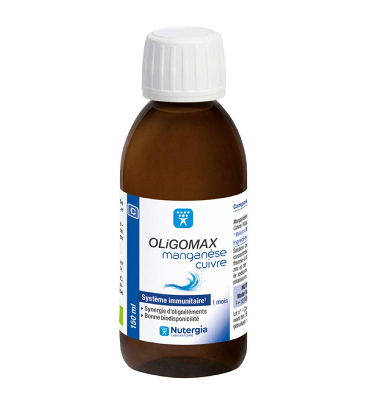 Nutergia Oligomax Mangan se - Cuivre 150 ml