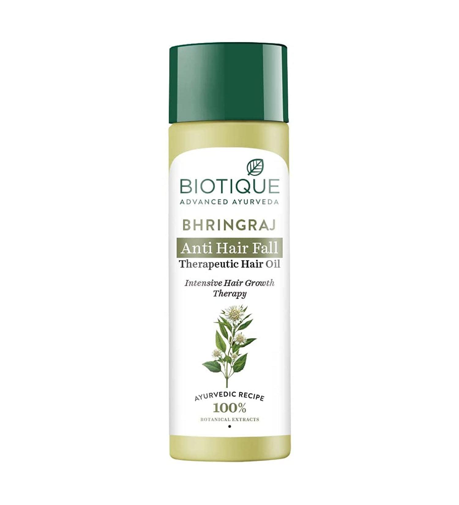 Biotique Bhringraj Hair Growth Oil 4.05 Fl Oz - ThERApeutic Formula - Buy Online on GoSupps.com